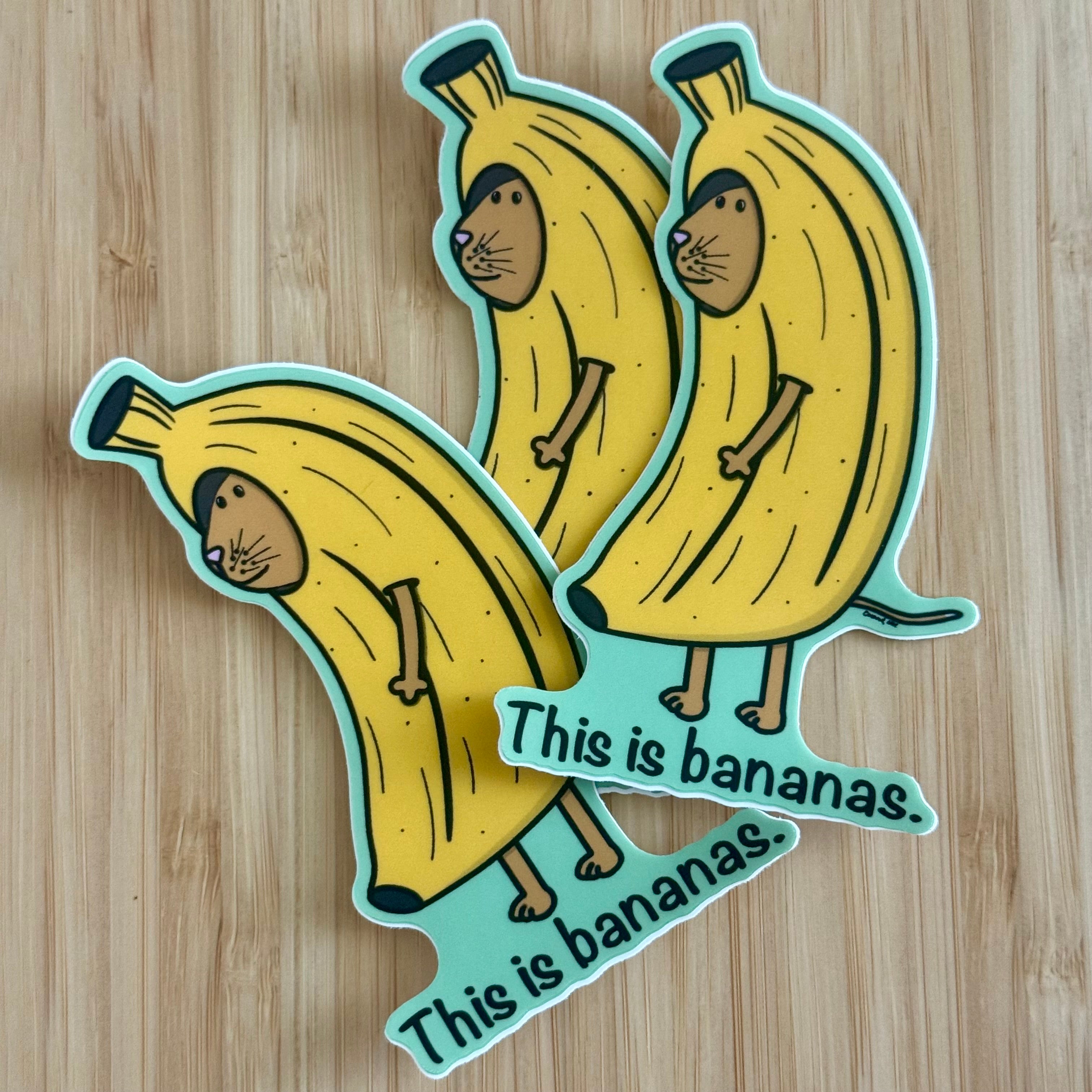 Bananas cat sticker