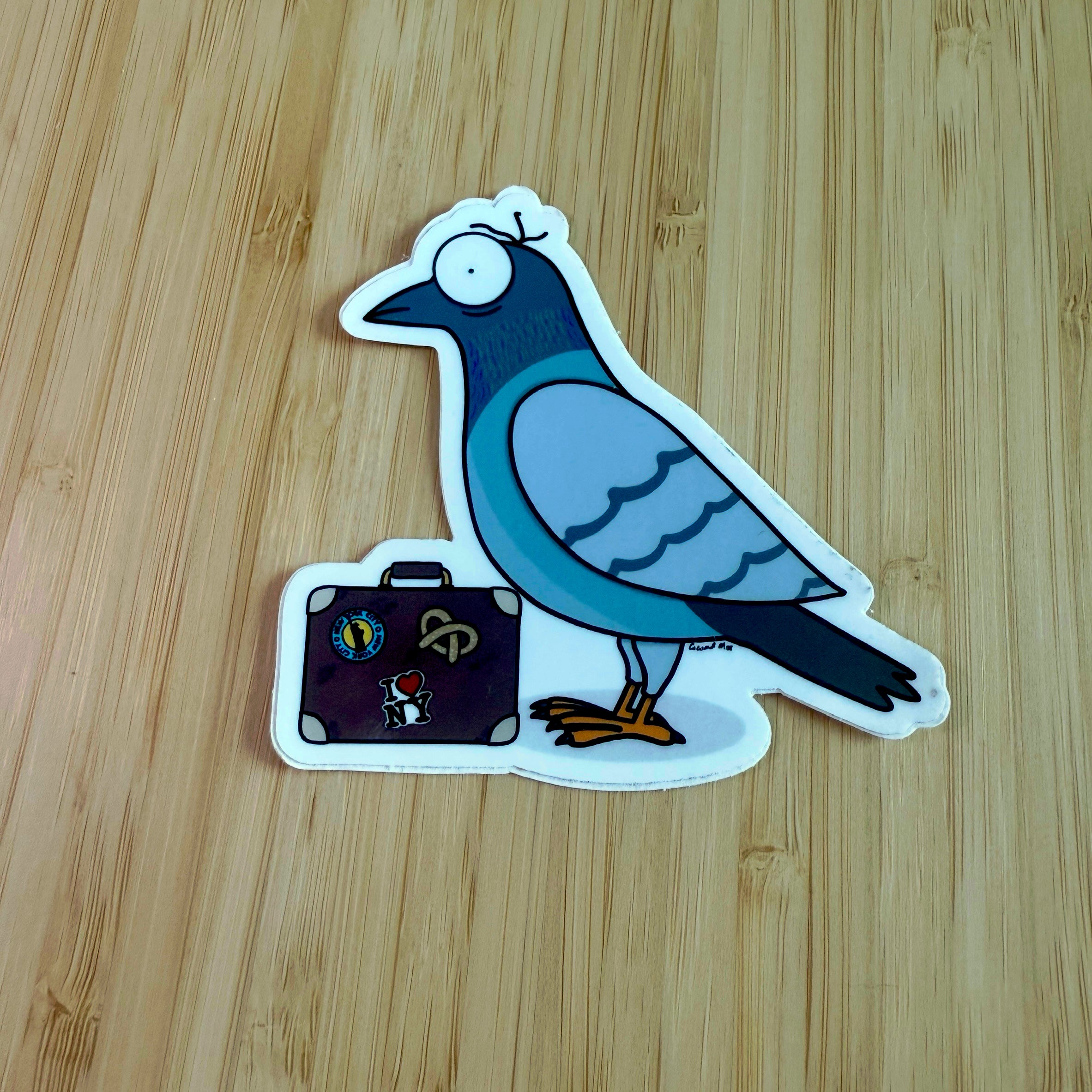 Larry The Pigeon Sticker