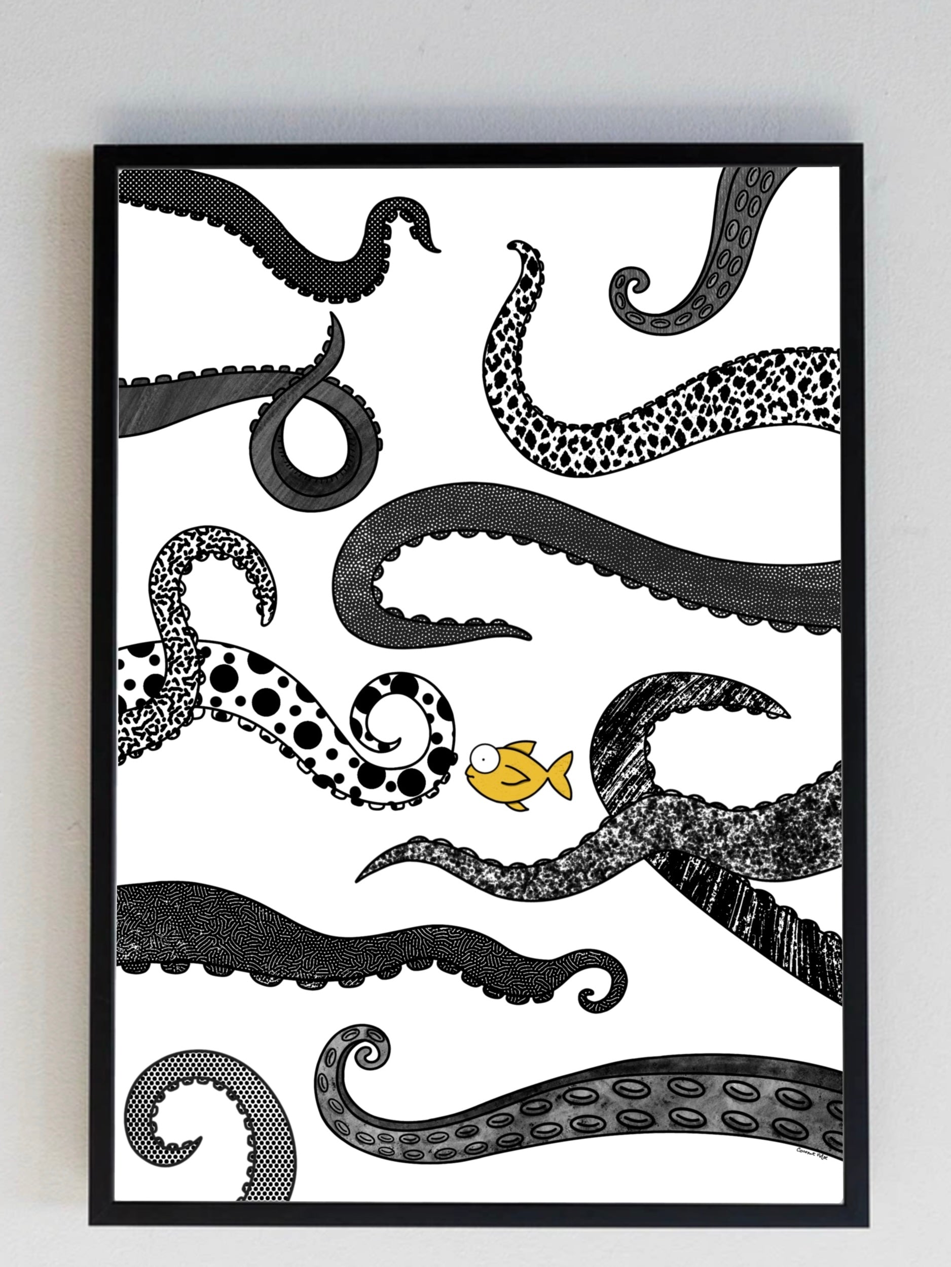 Deep sea scaries print
