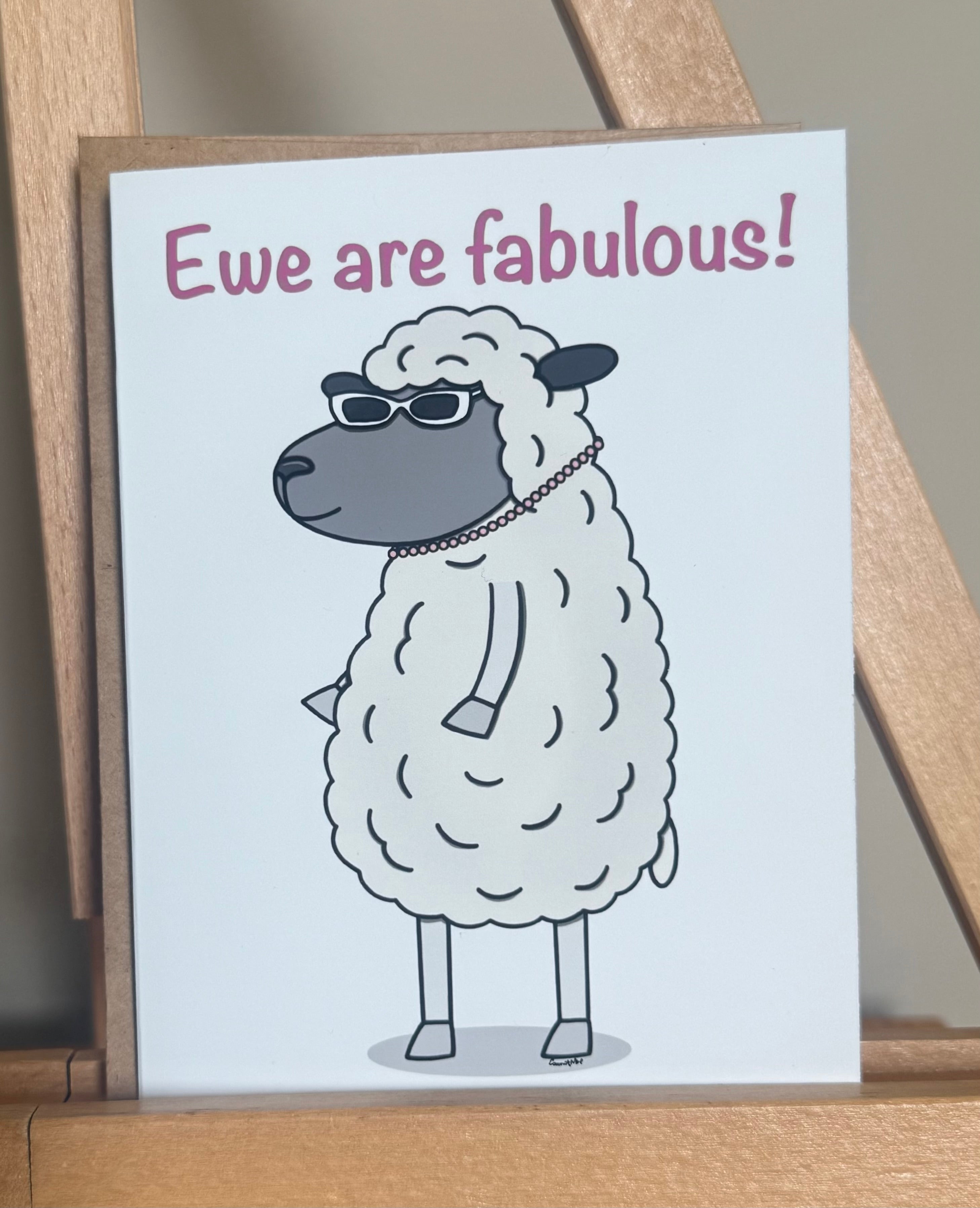 Ewe are fabulous card