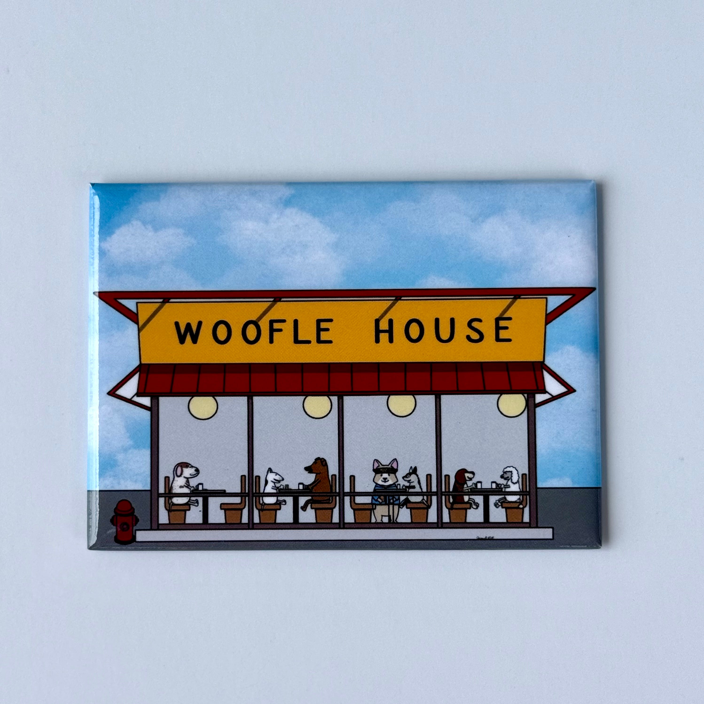 Woofle House Magnet