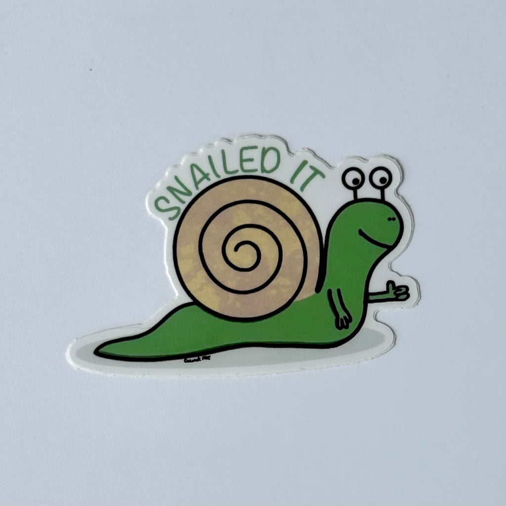 Snailed It! Sticker