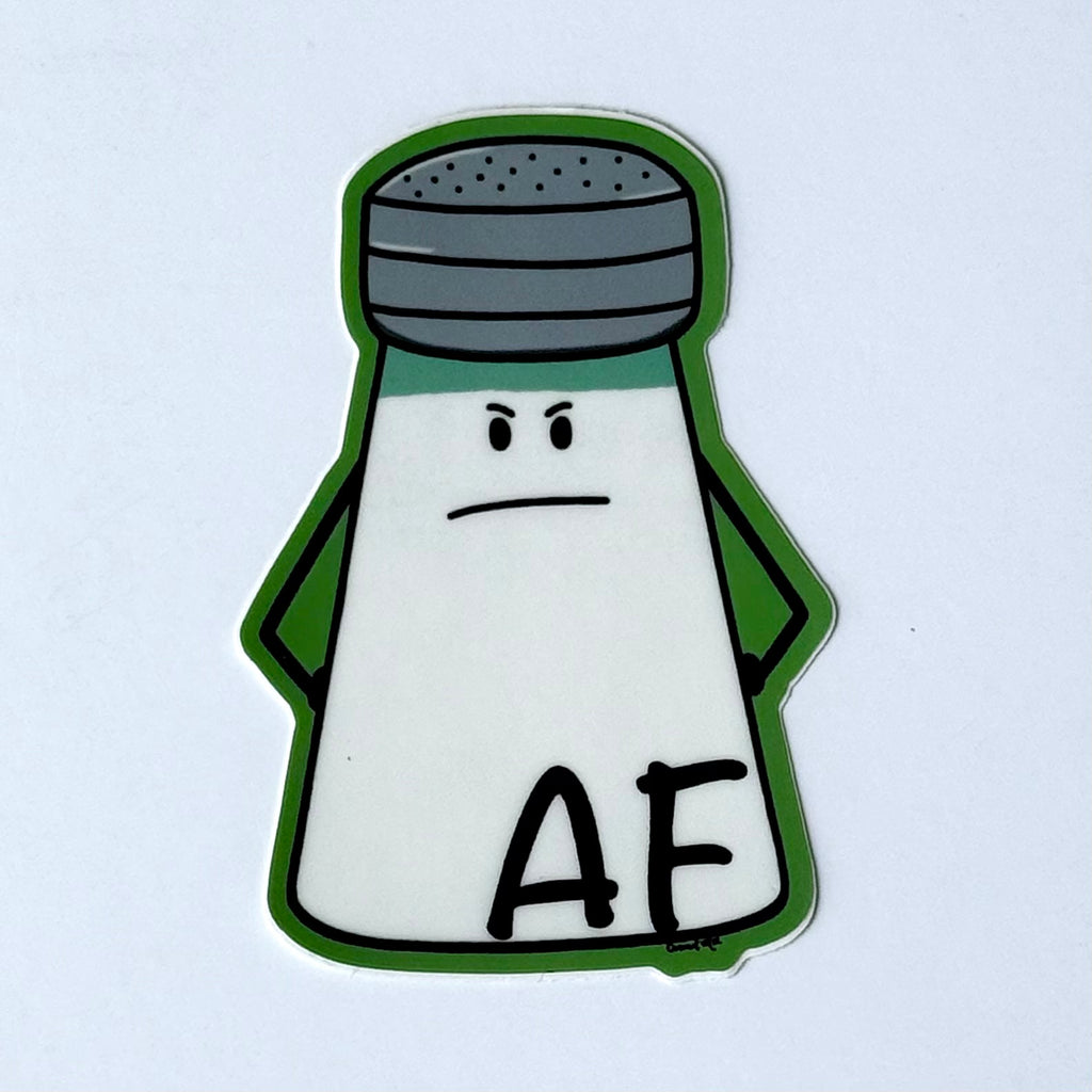 Salty AF Sticker