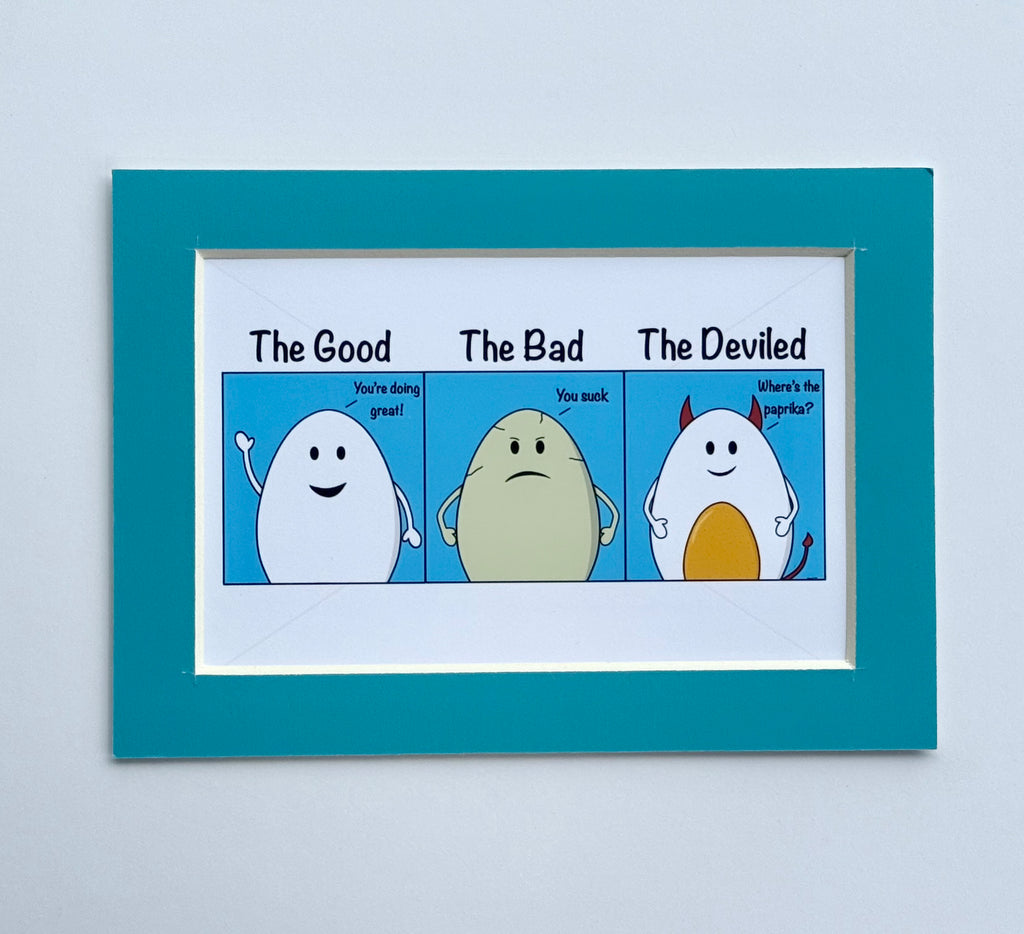 Mini Matted Eggs Print
