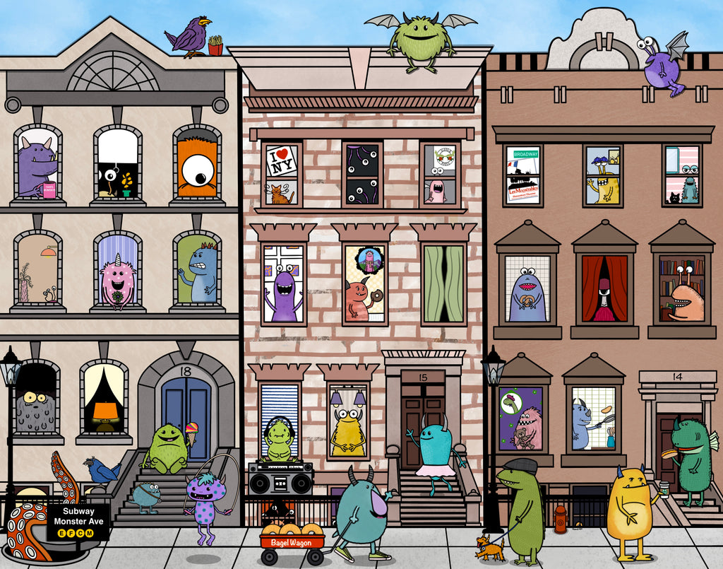 Monsters of New York Puzzle- B GRADE
