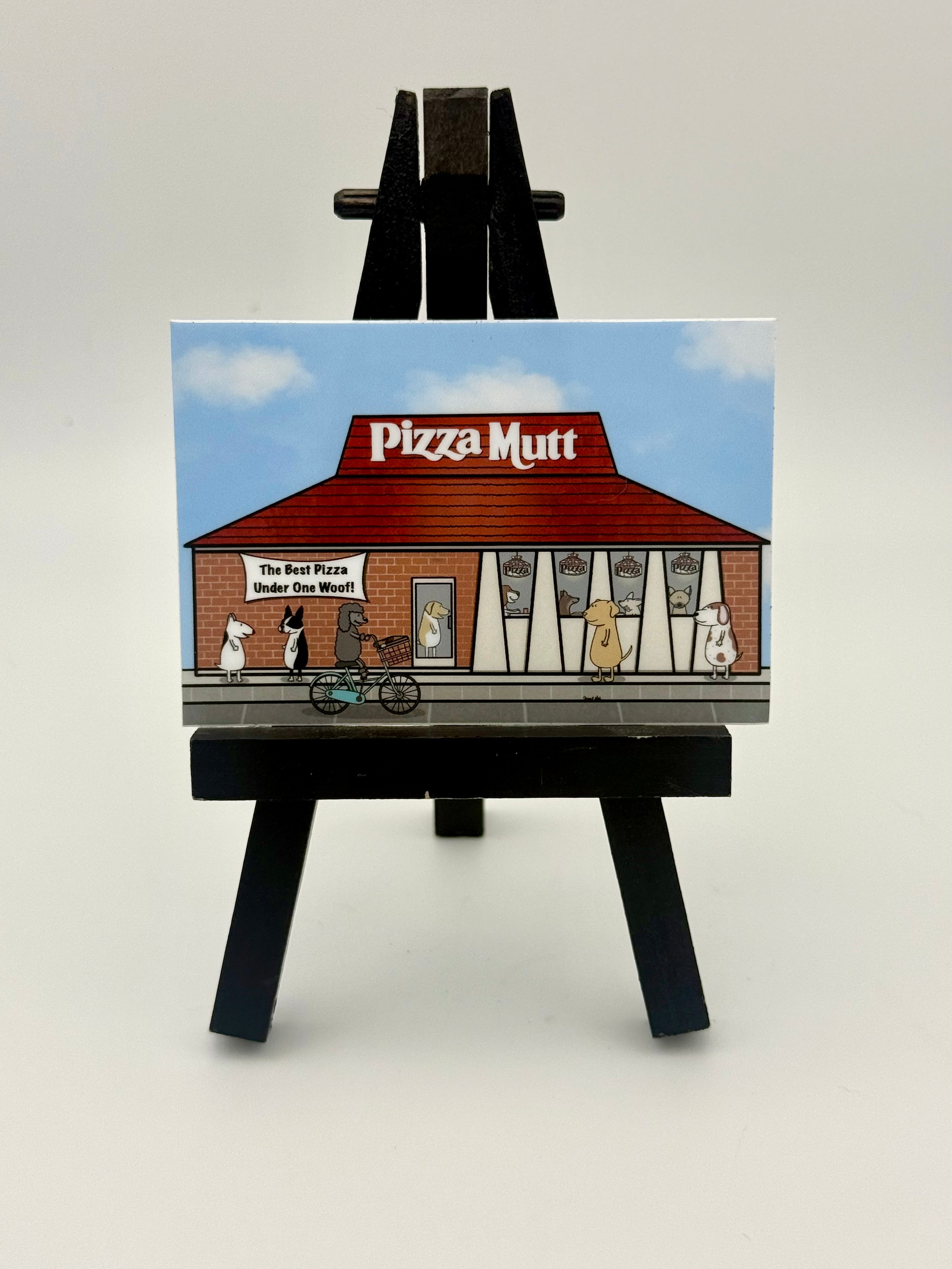Pizza Mutt Sticker