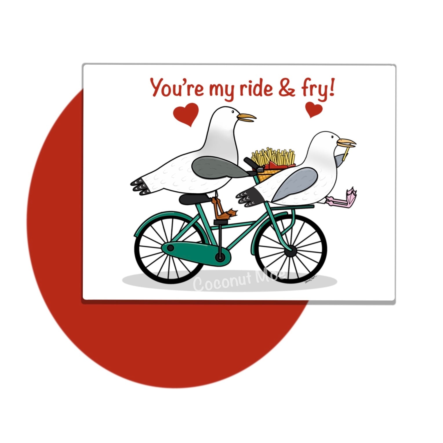 Ride or Fry Seagull Cards