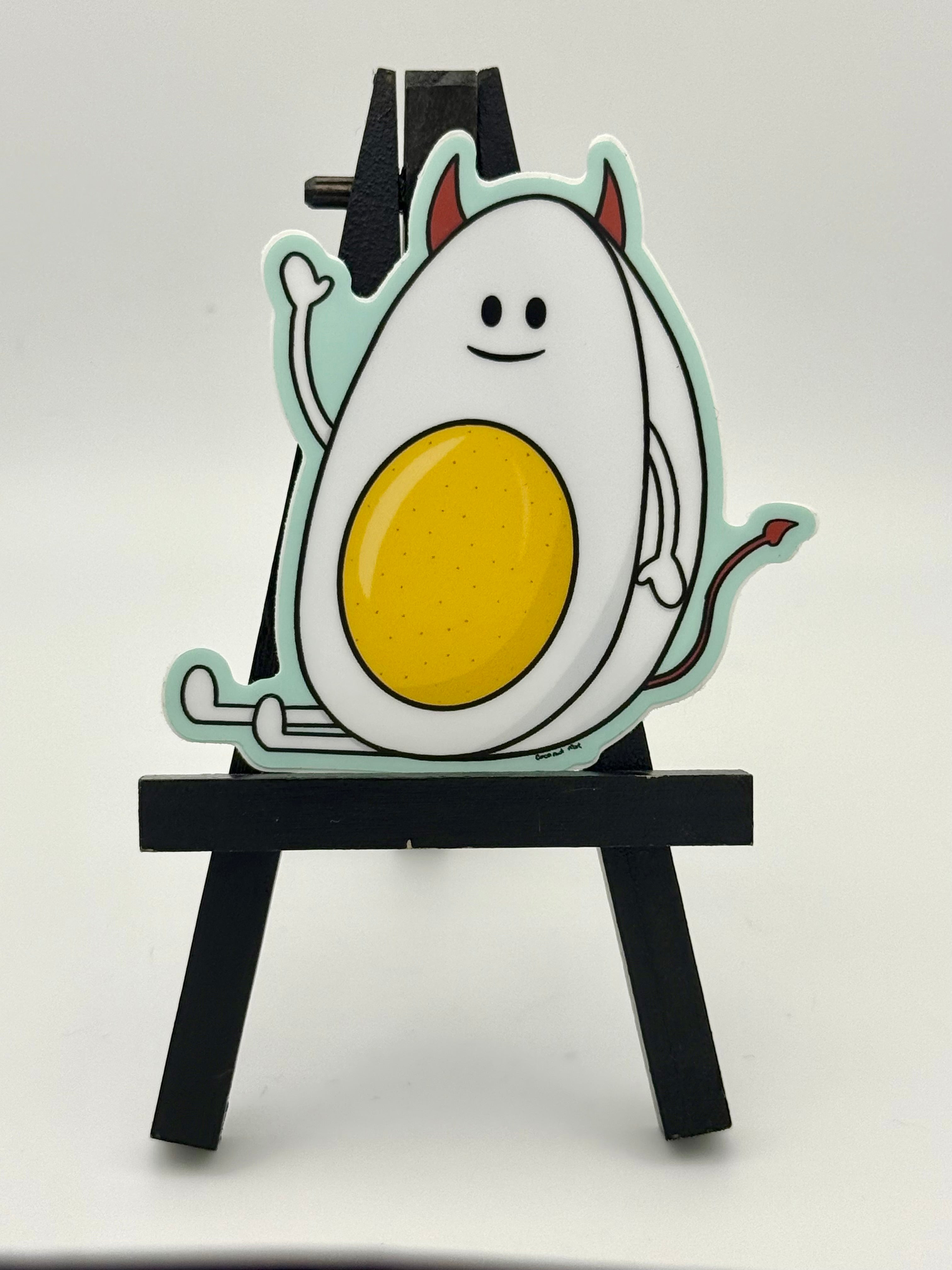 Deviled Egg Sticker Sticker
