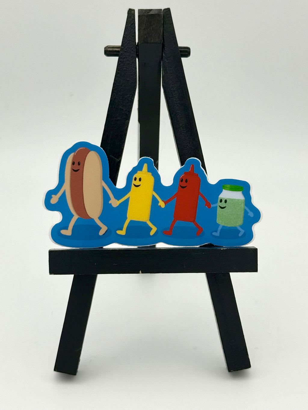 Hot Dogs and Friends Sticker