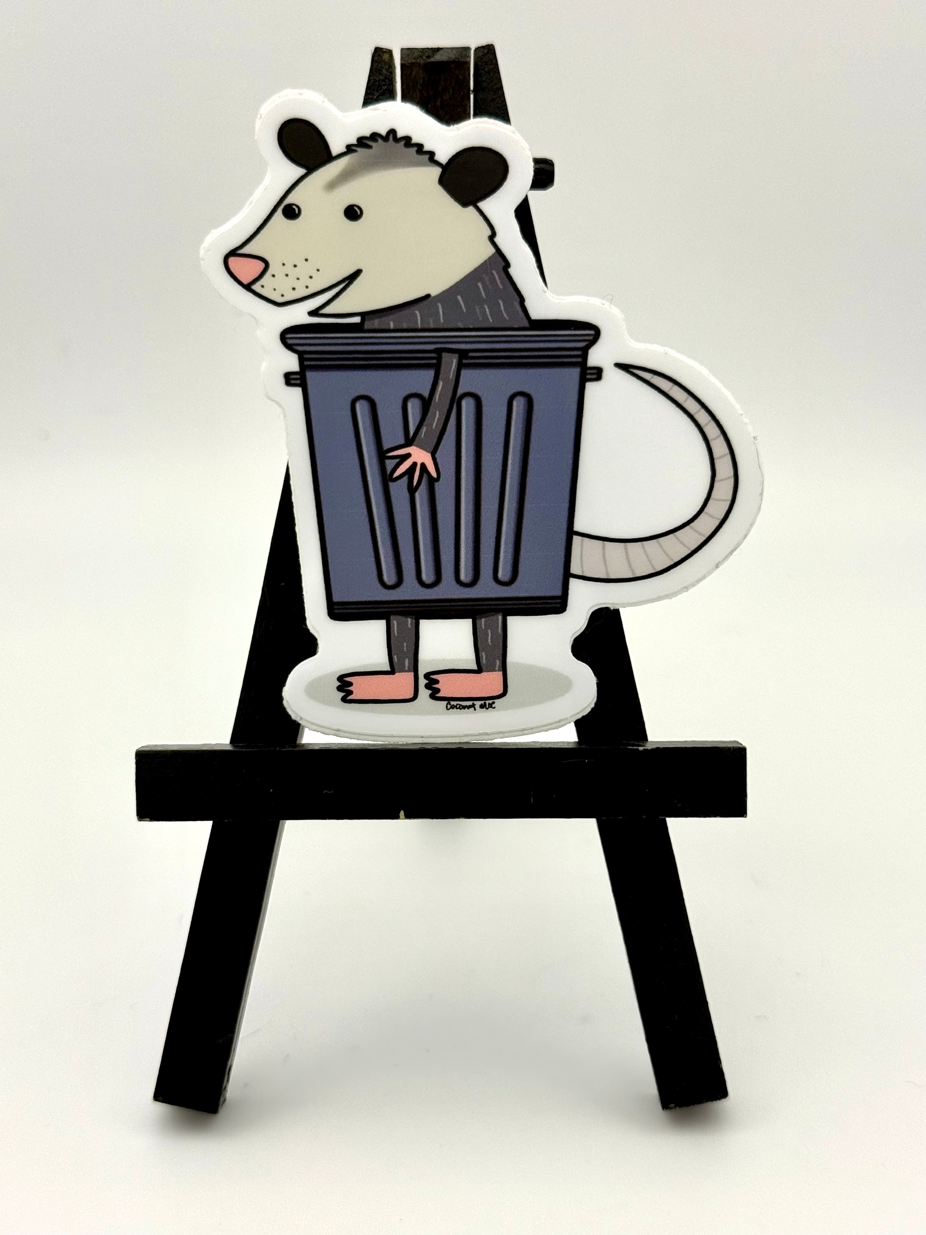 Trash Opossum Sticker