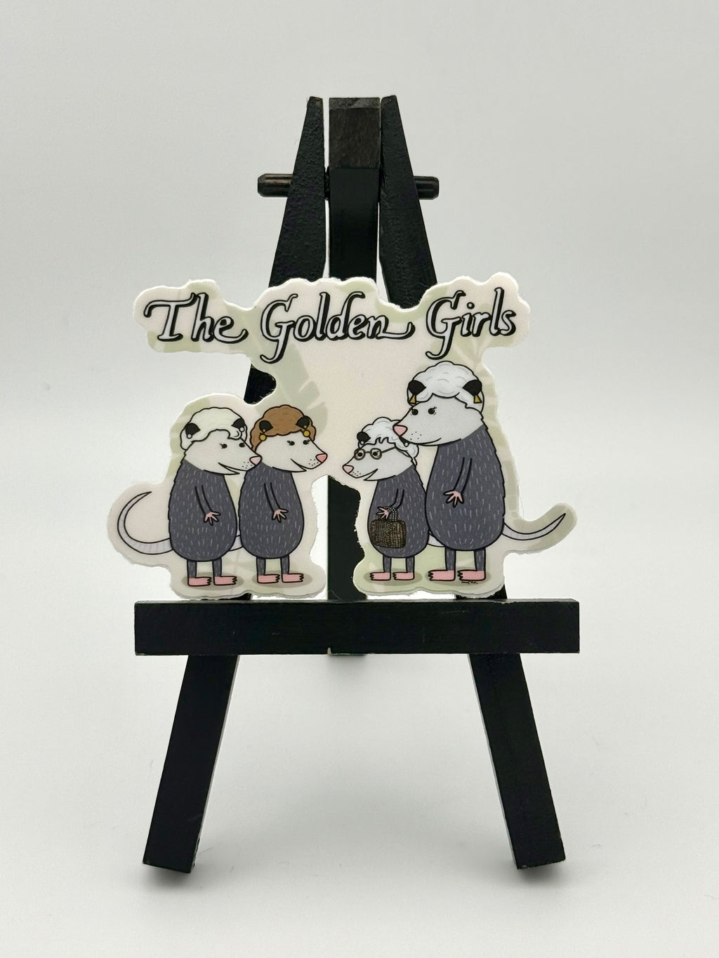 Golden Girl Opossums Sticker