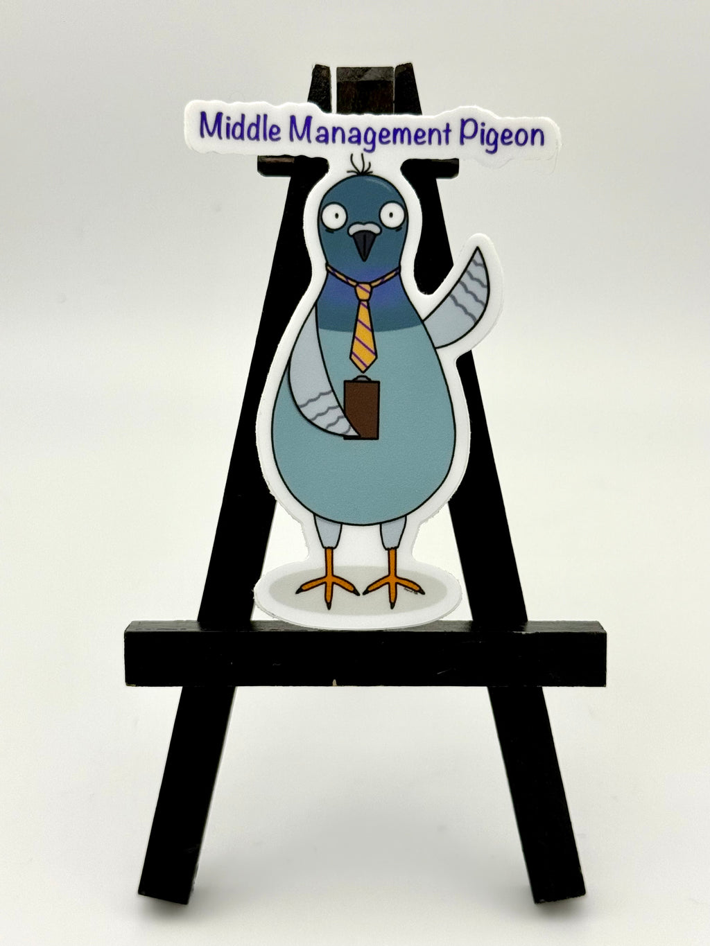 Middle Management Pigeon Sticker