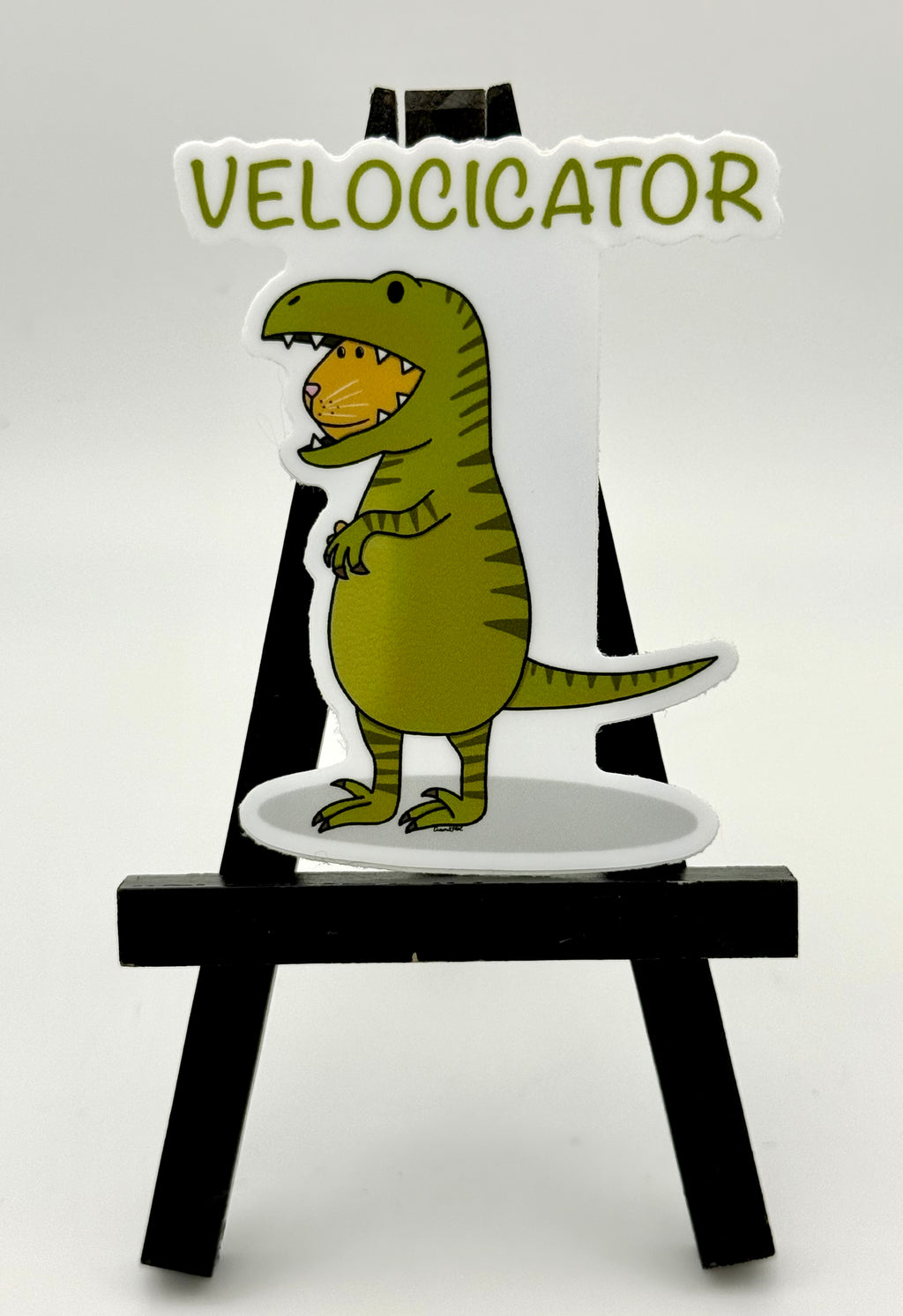 VELOCICATOR sticker