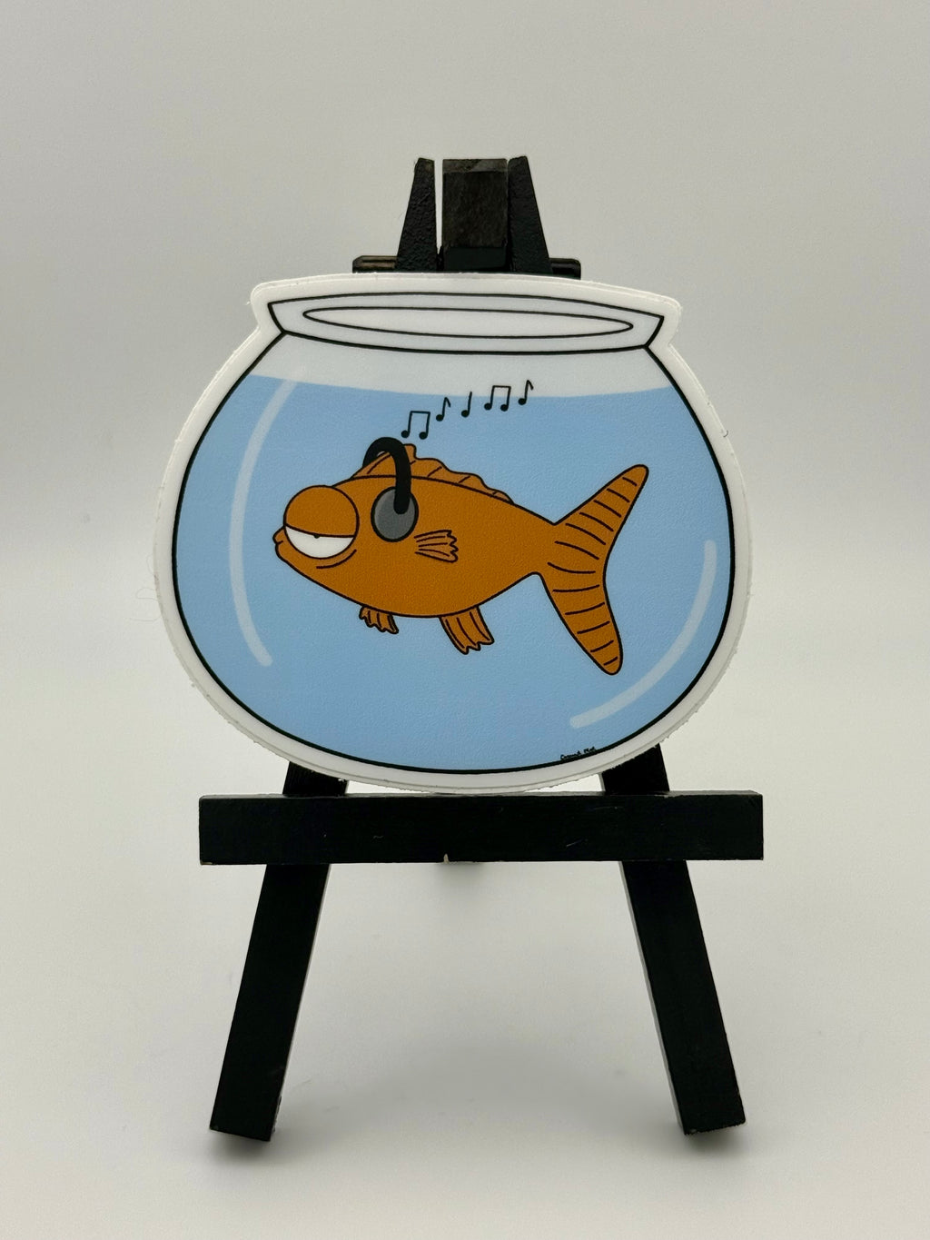 Gary Goldfish Jammin Sticker