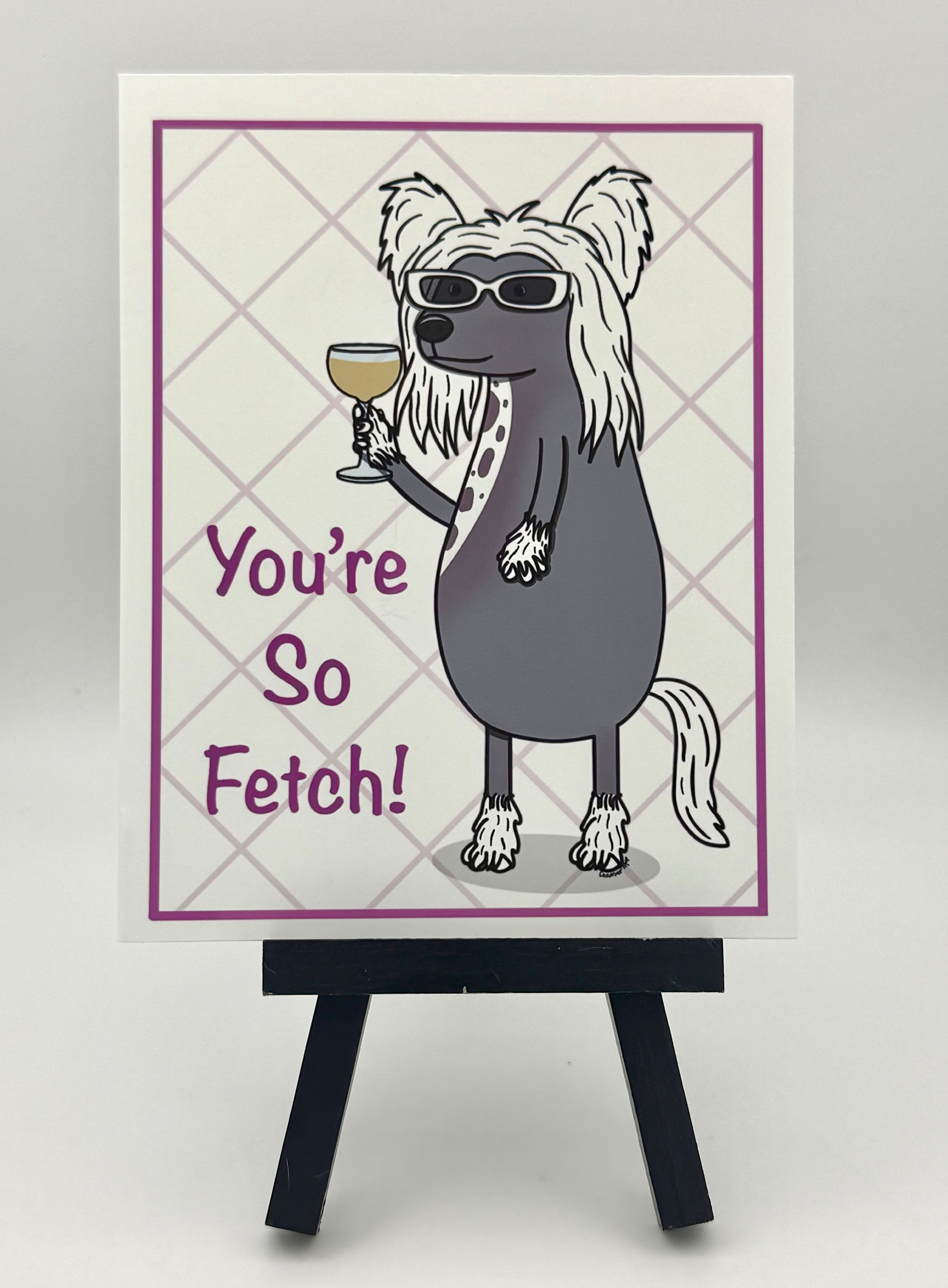Fetch Dog Card