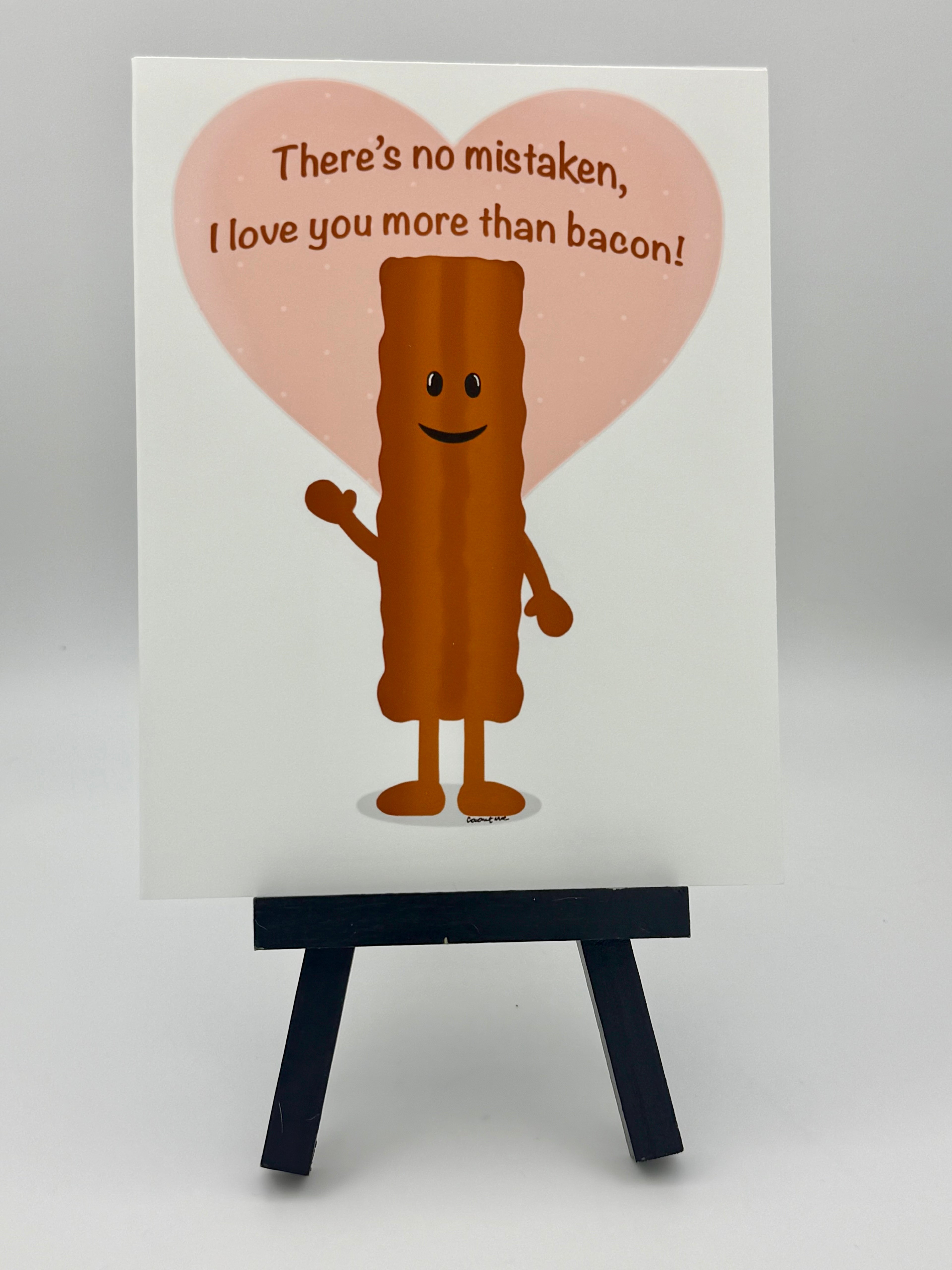 Bacon Love Card