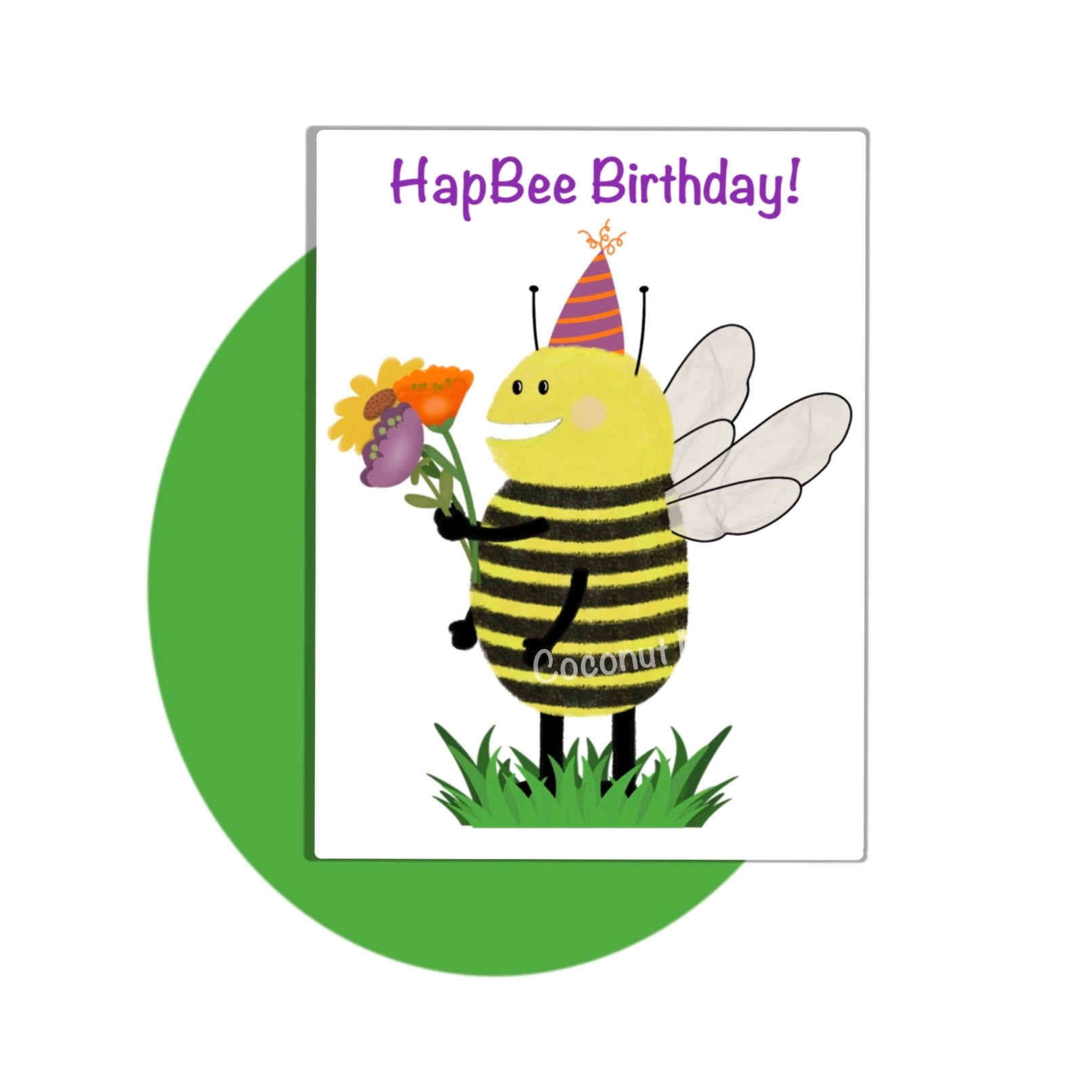HapBee Birthday Card