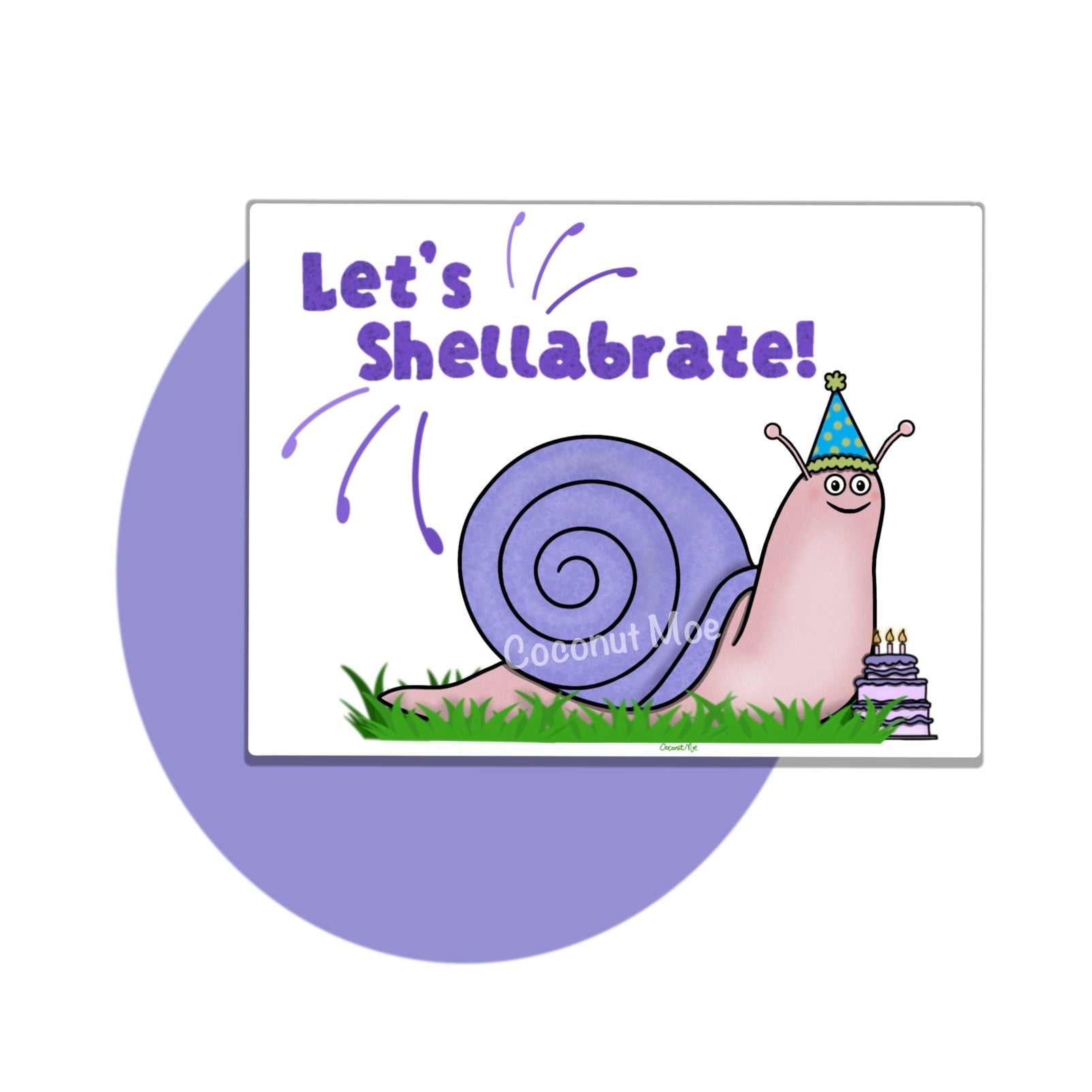 Snail Birthday Card