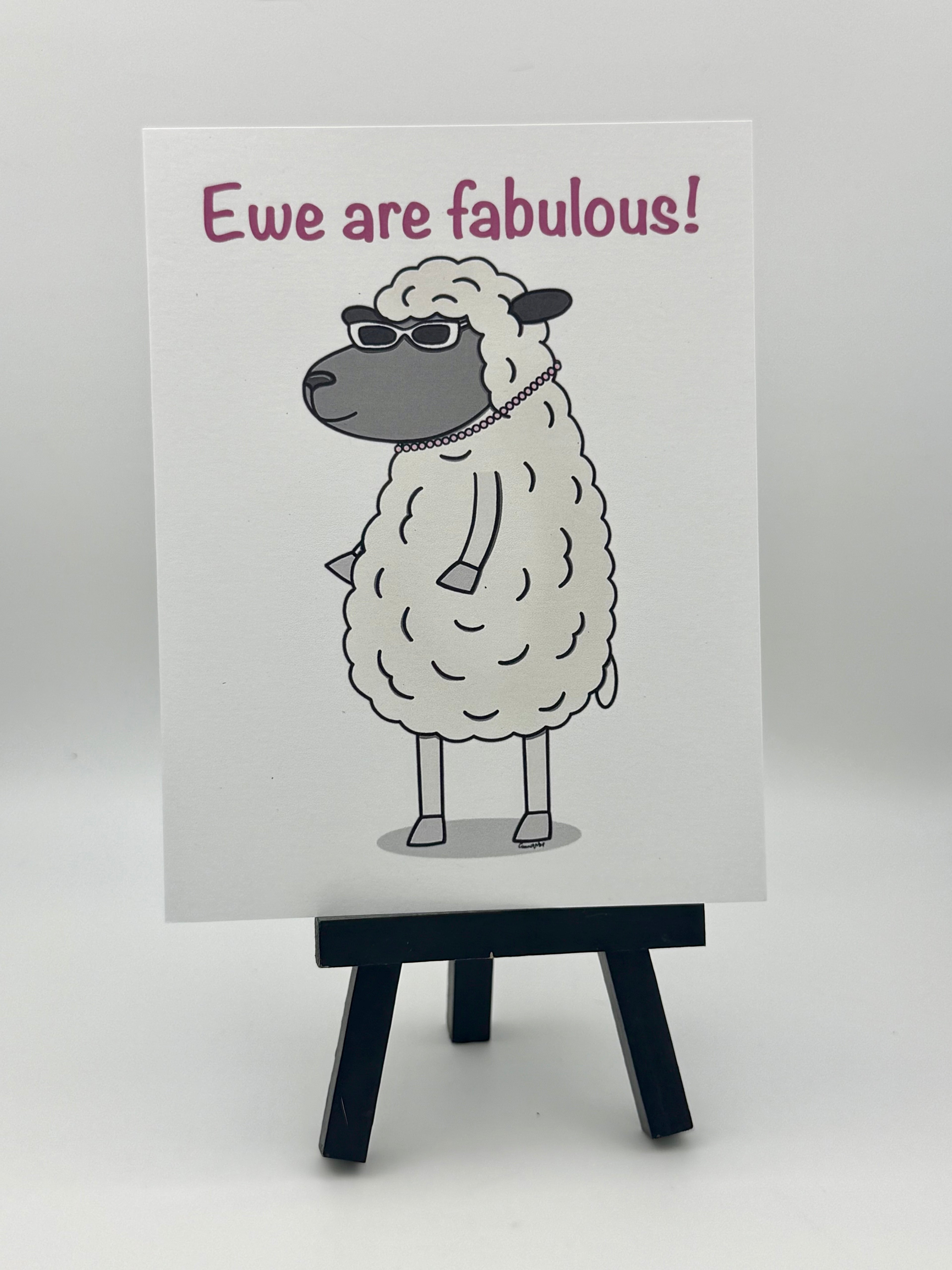 Ewe are fabulous card