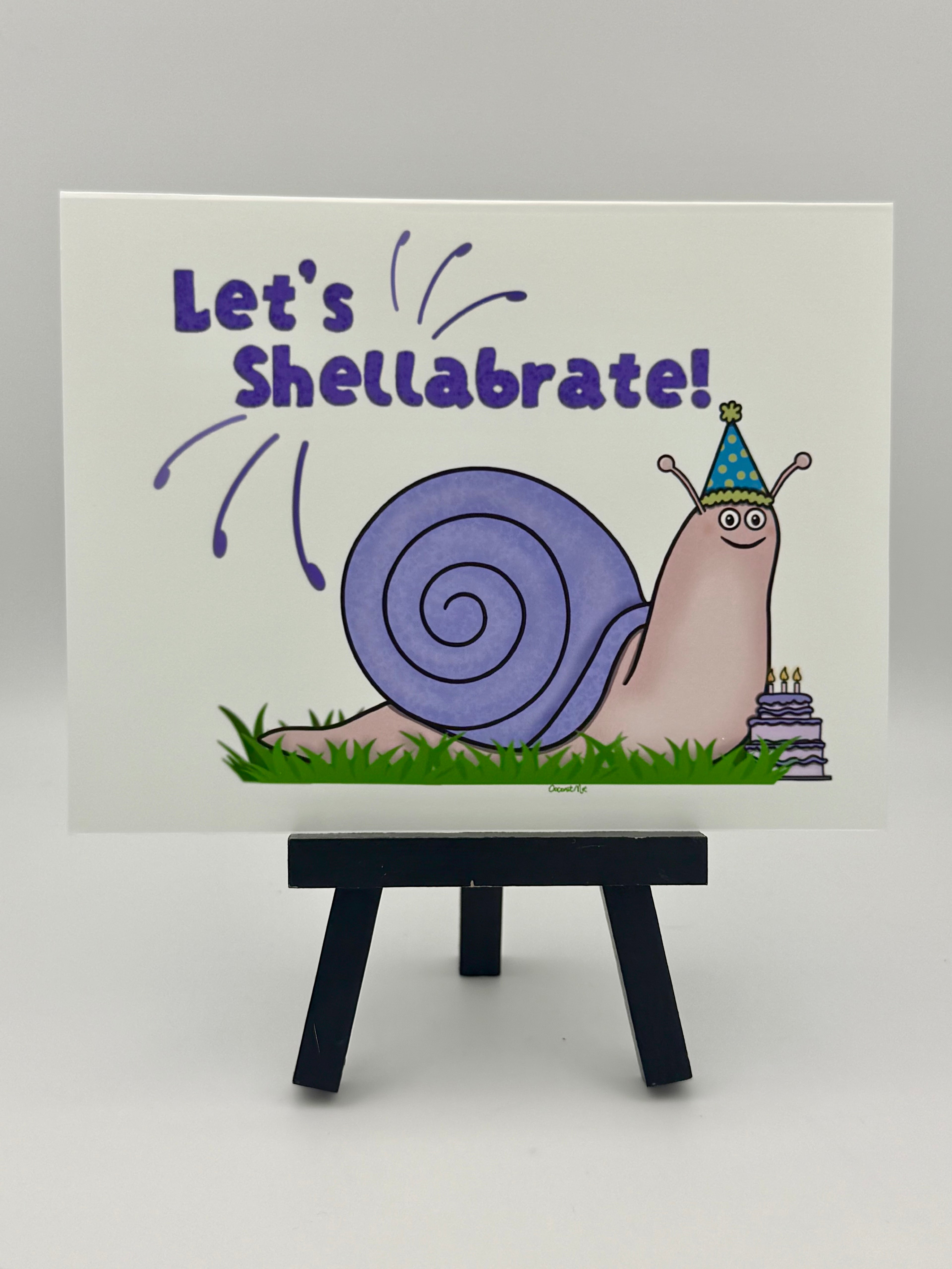Snail Birthday Card