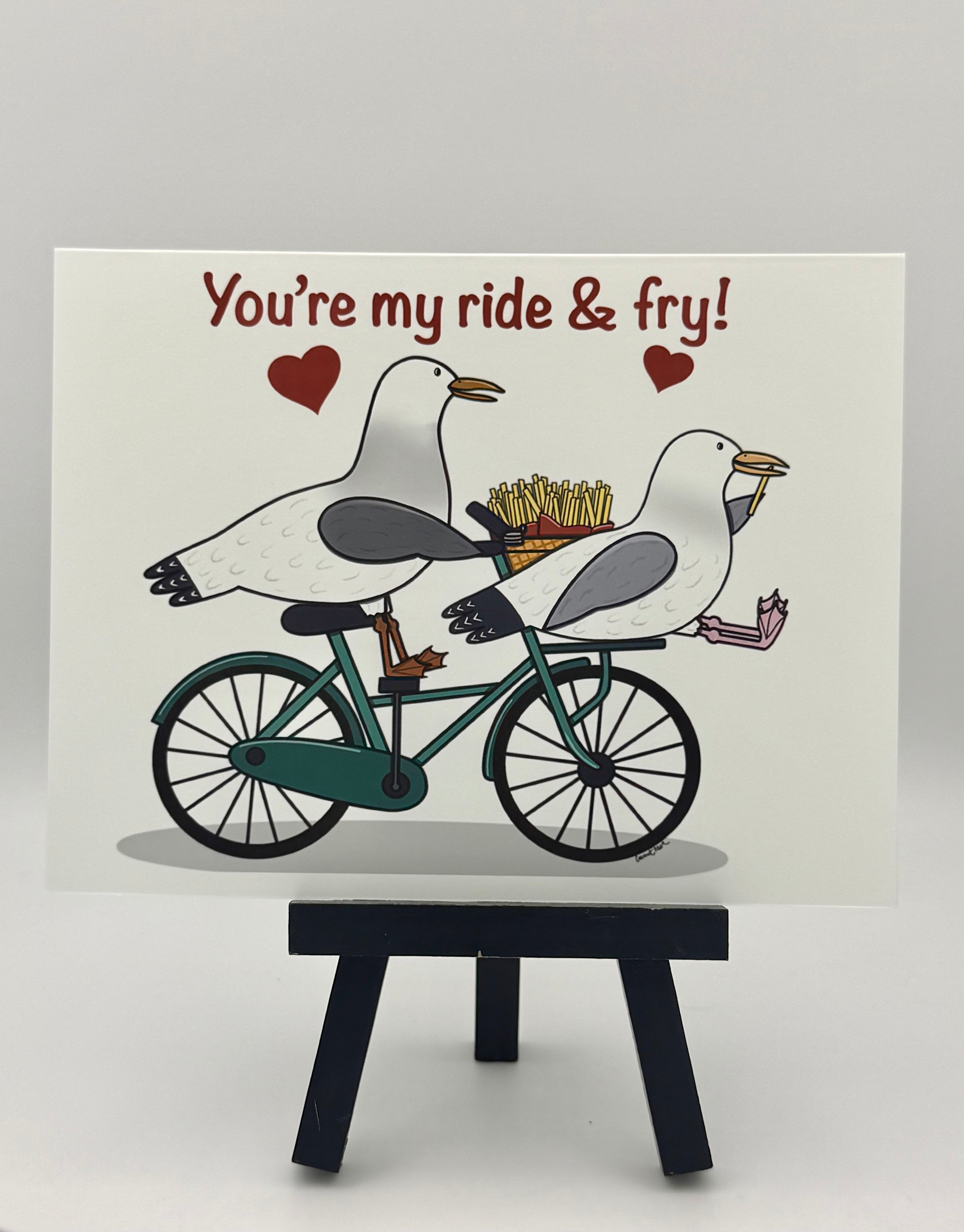 Ride or Fry Seagull Cards