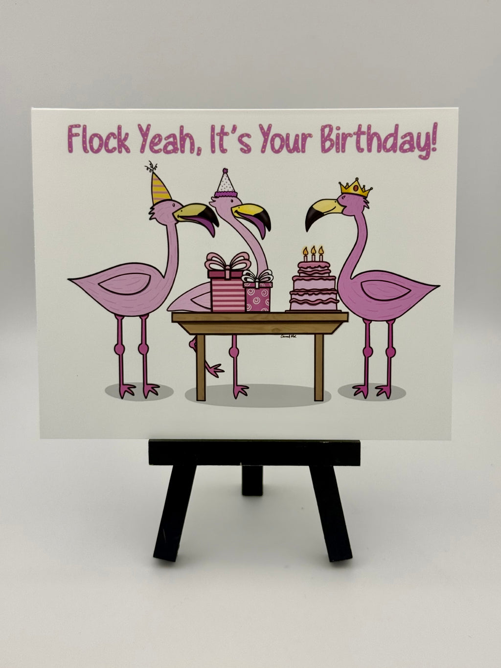 Flamingo Birthday Card