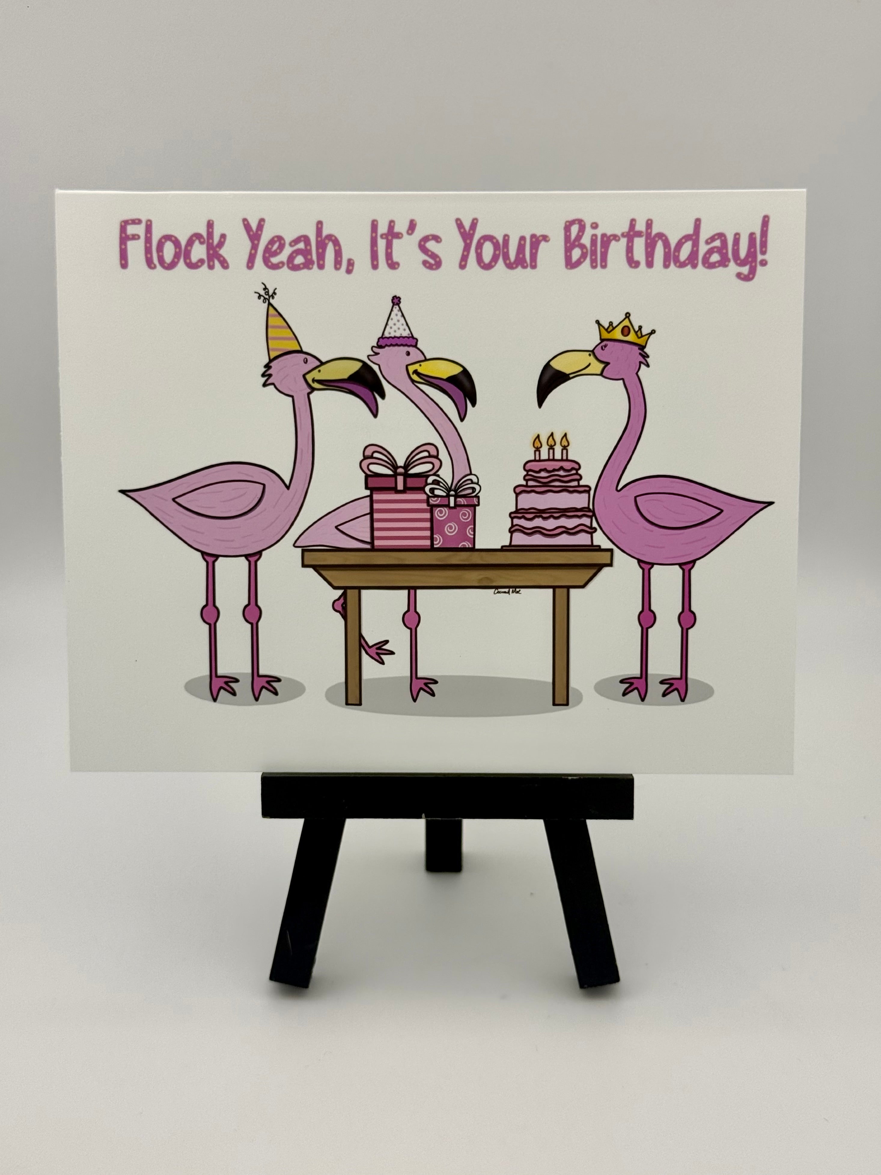 Flamingo Birthday Card