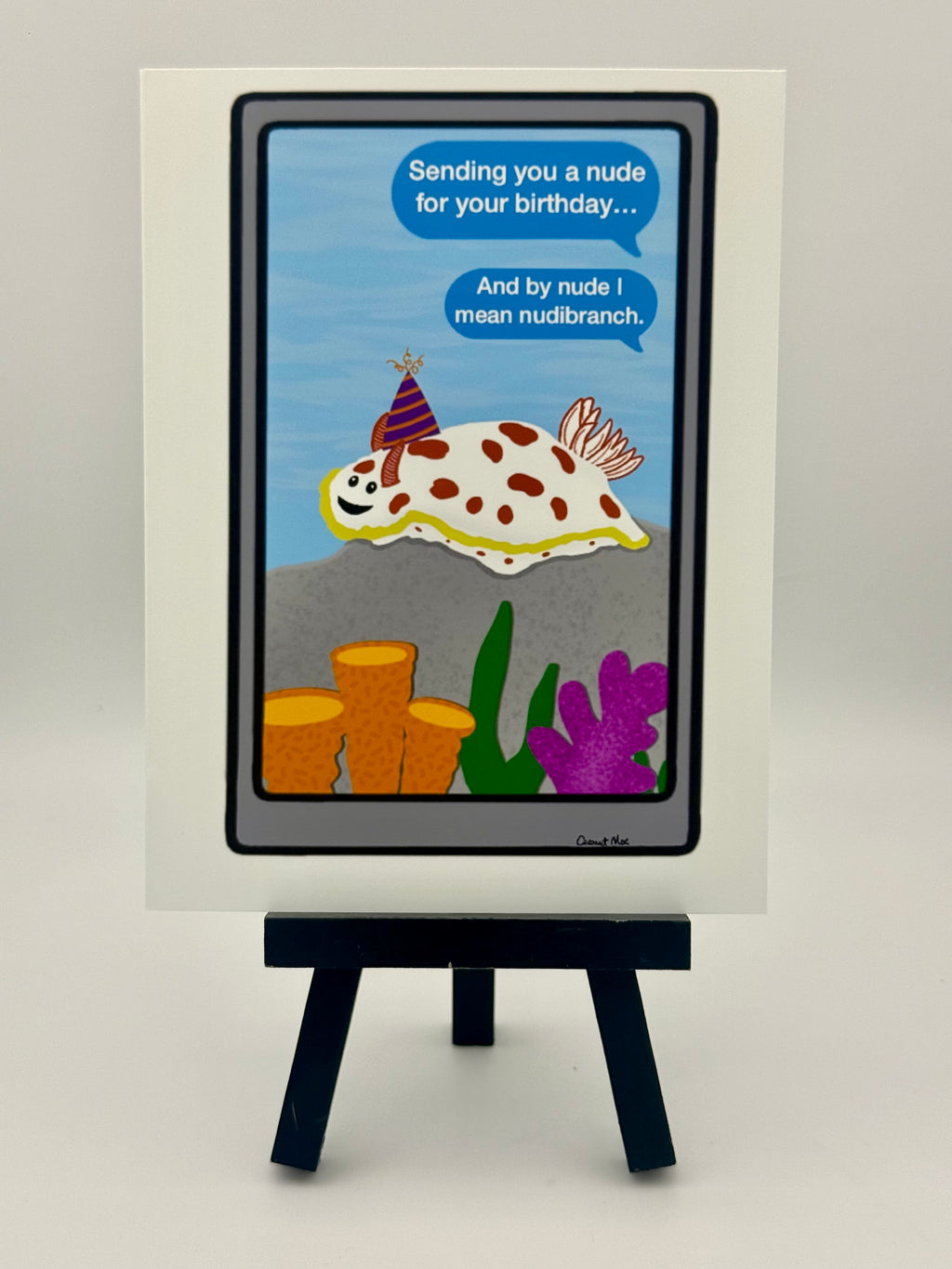 Nudribranch Birthday Card