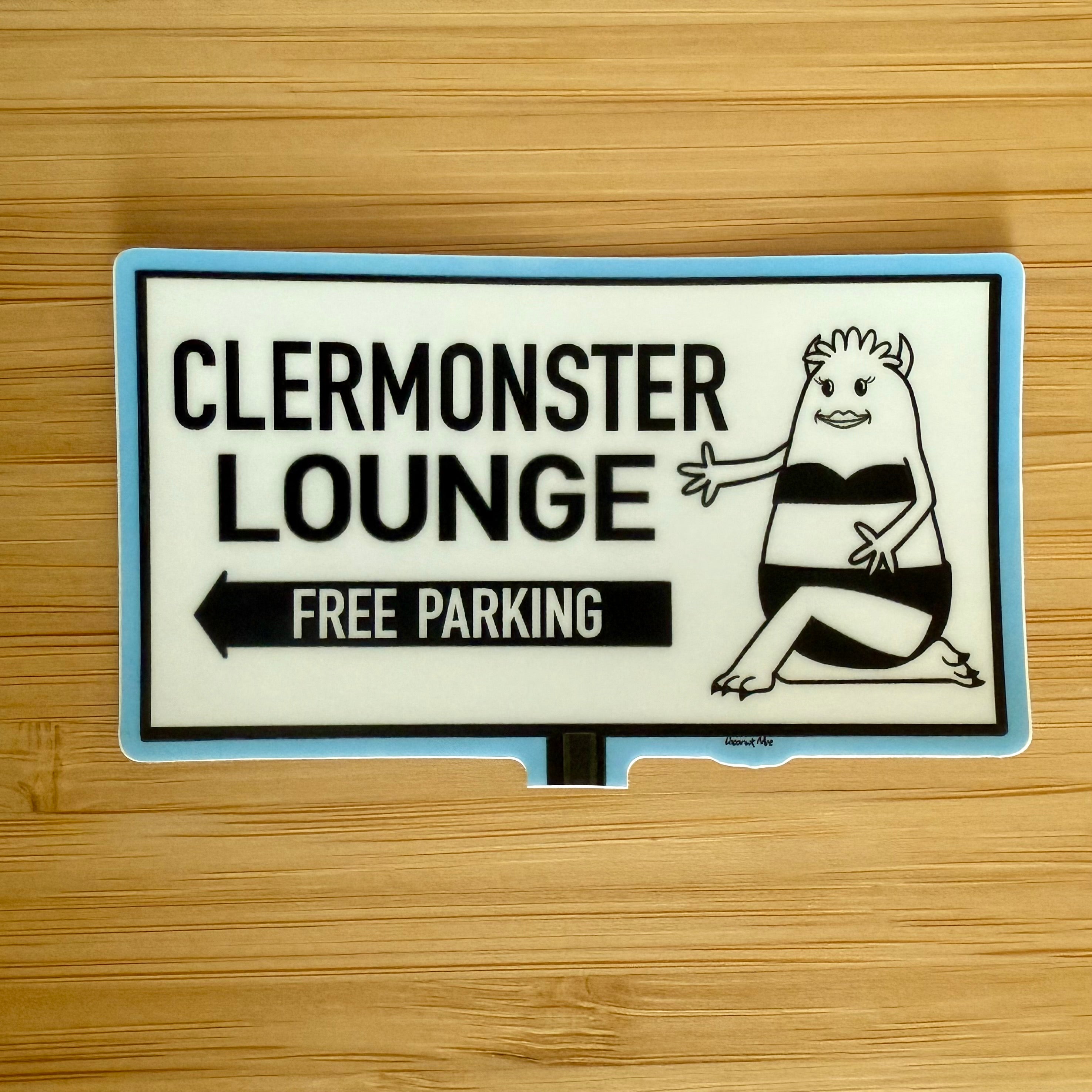 Clermonster Lounge Sticker