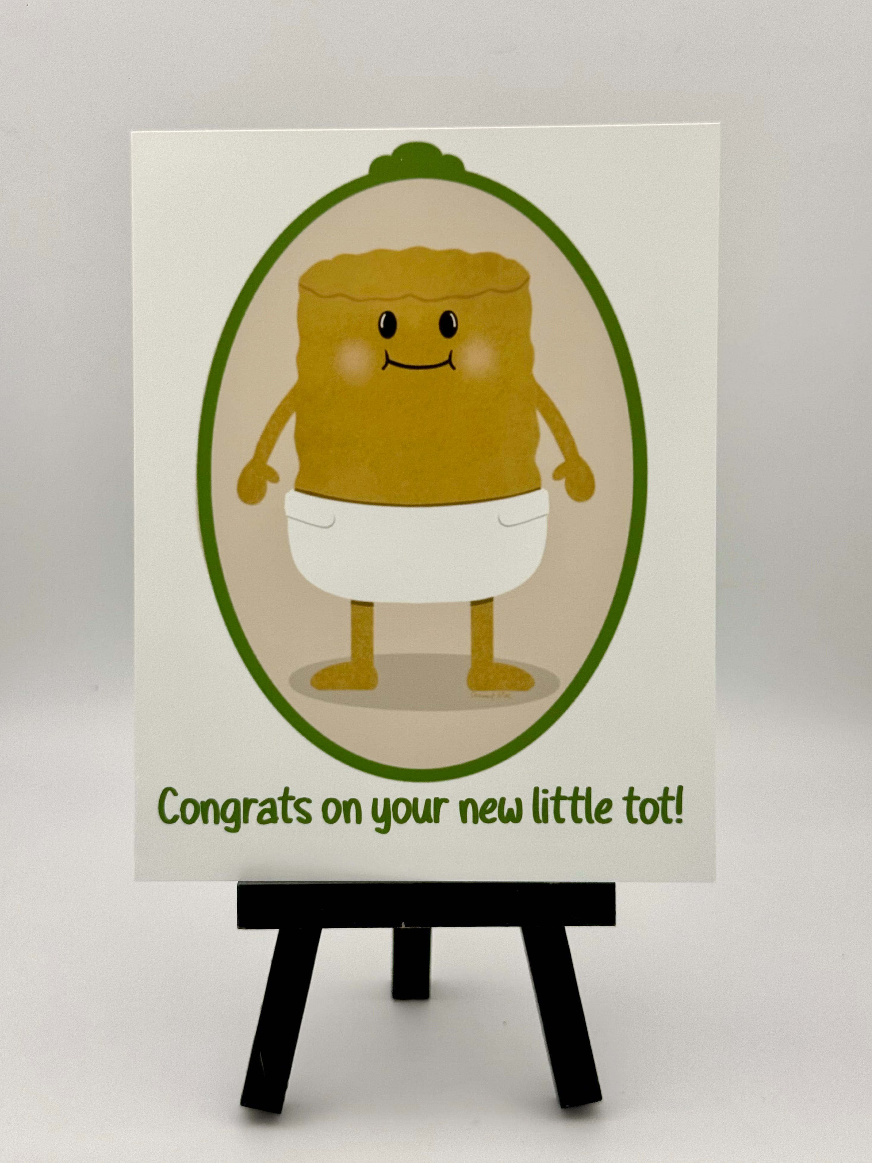 Tater Tot Baby Card