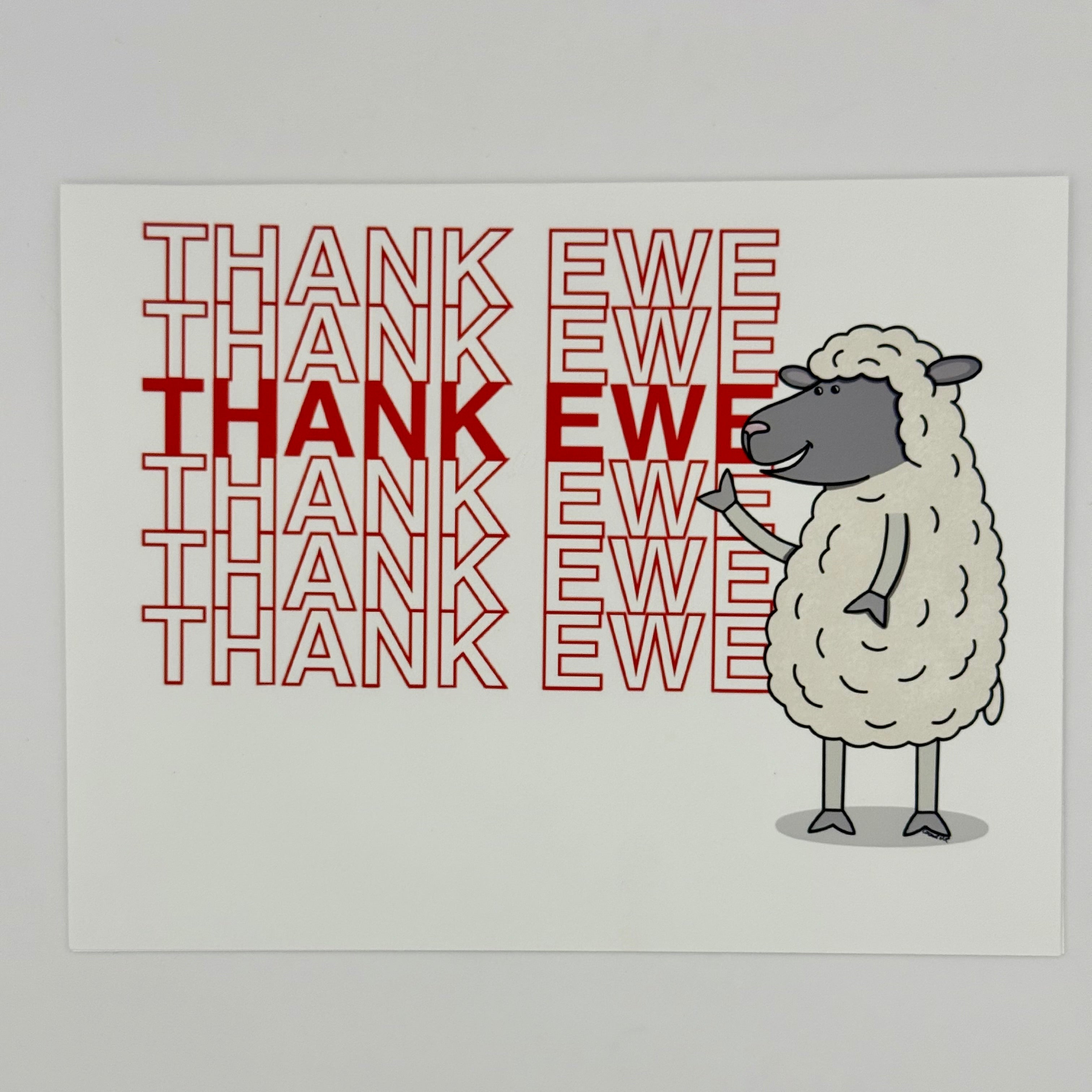 Thank You Sheep Card