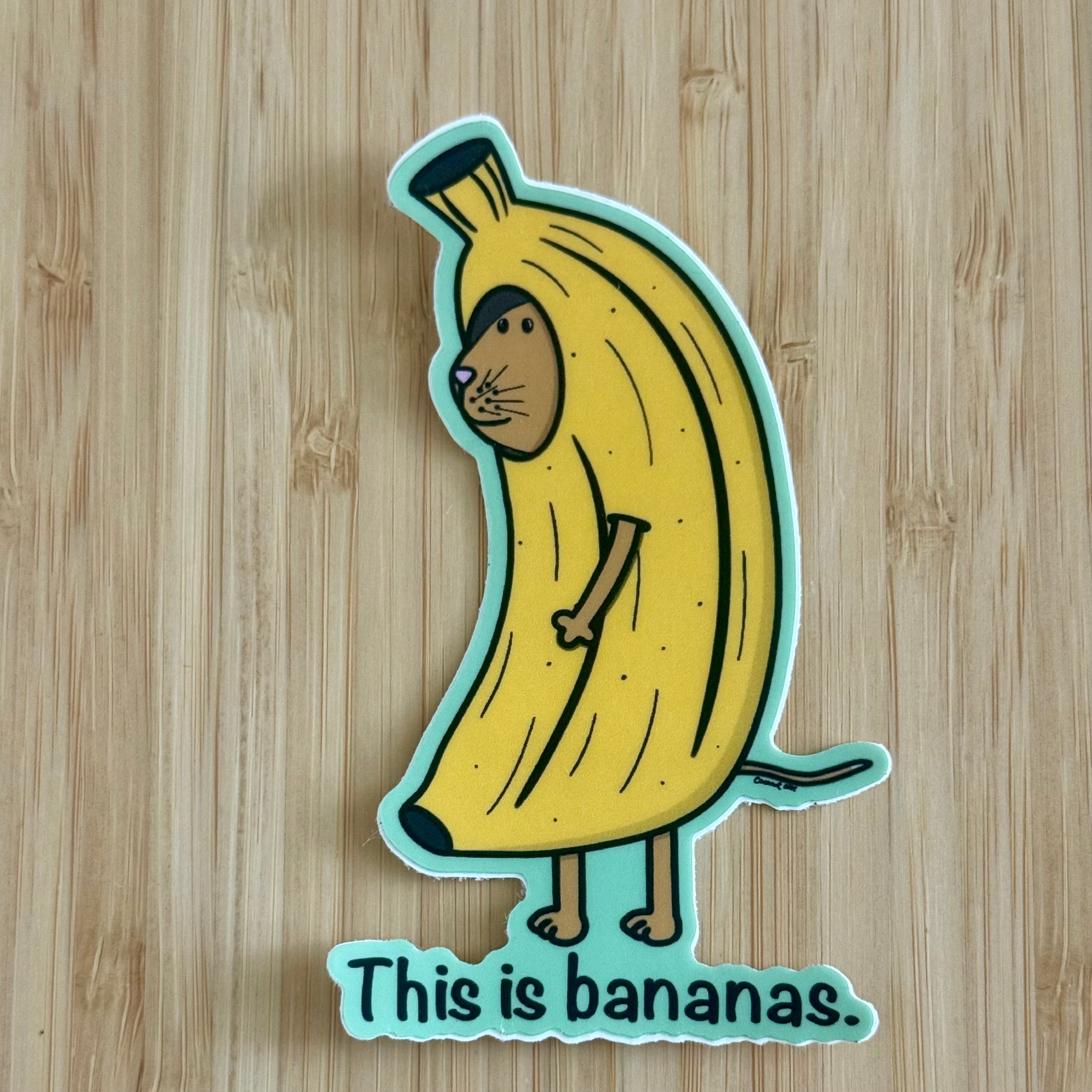 Bananas cat sticker