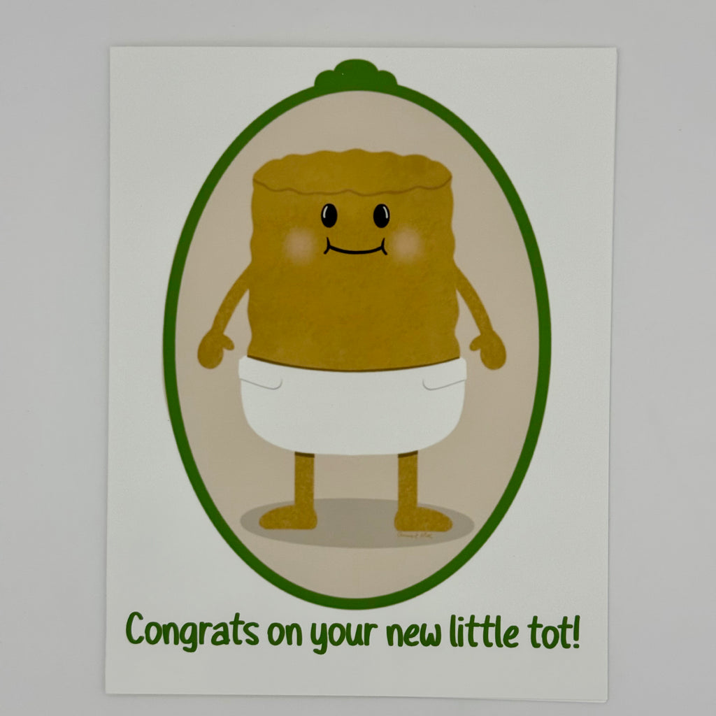 Tater Tot Baby Card
