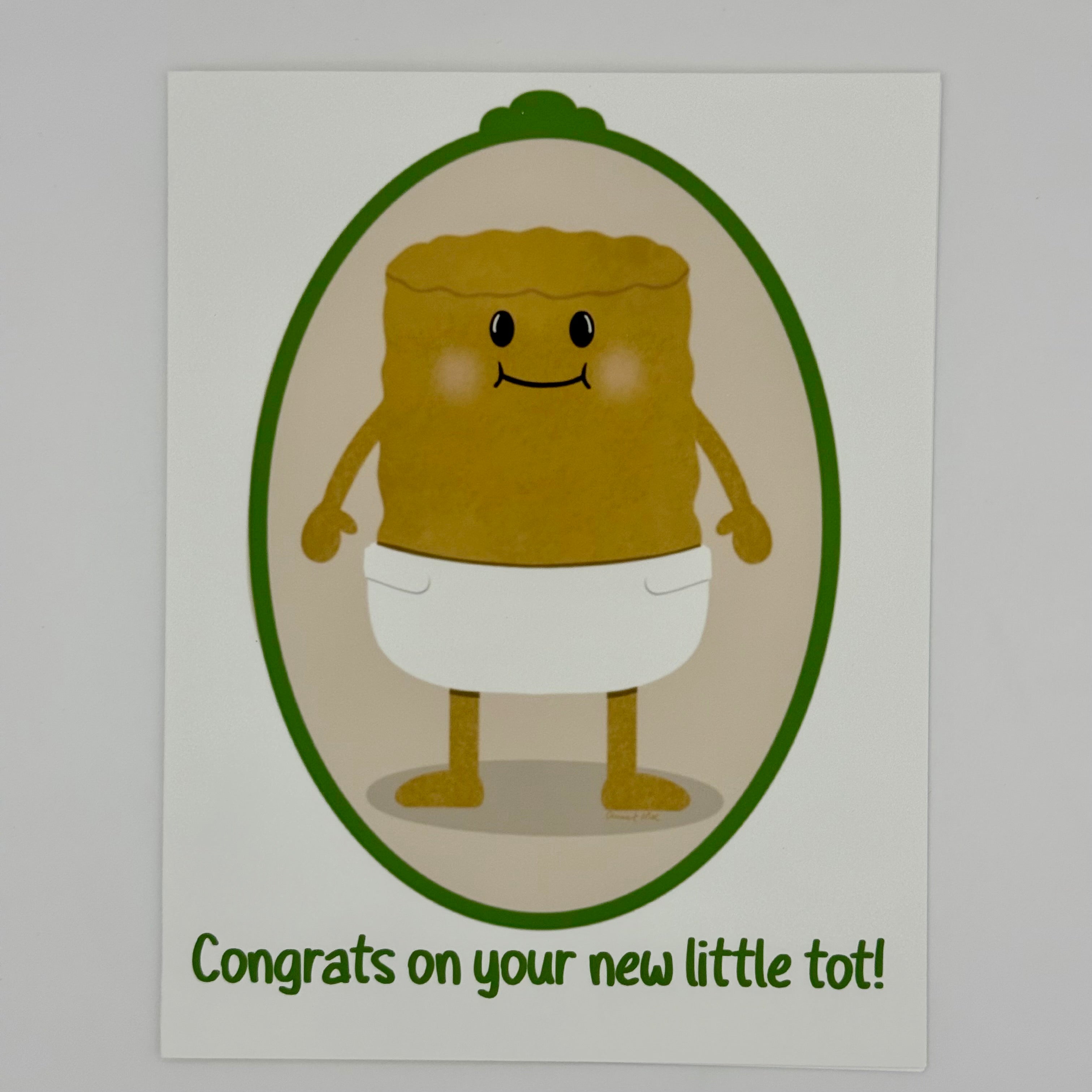 Tater Tot Baby Card