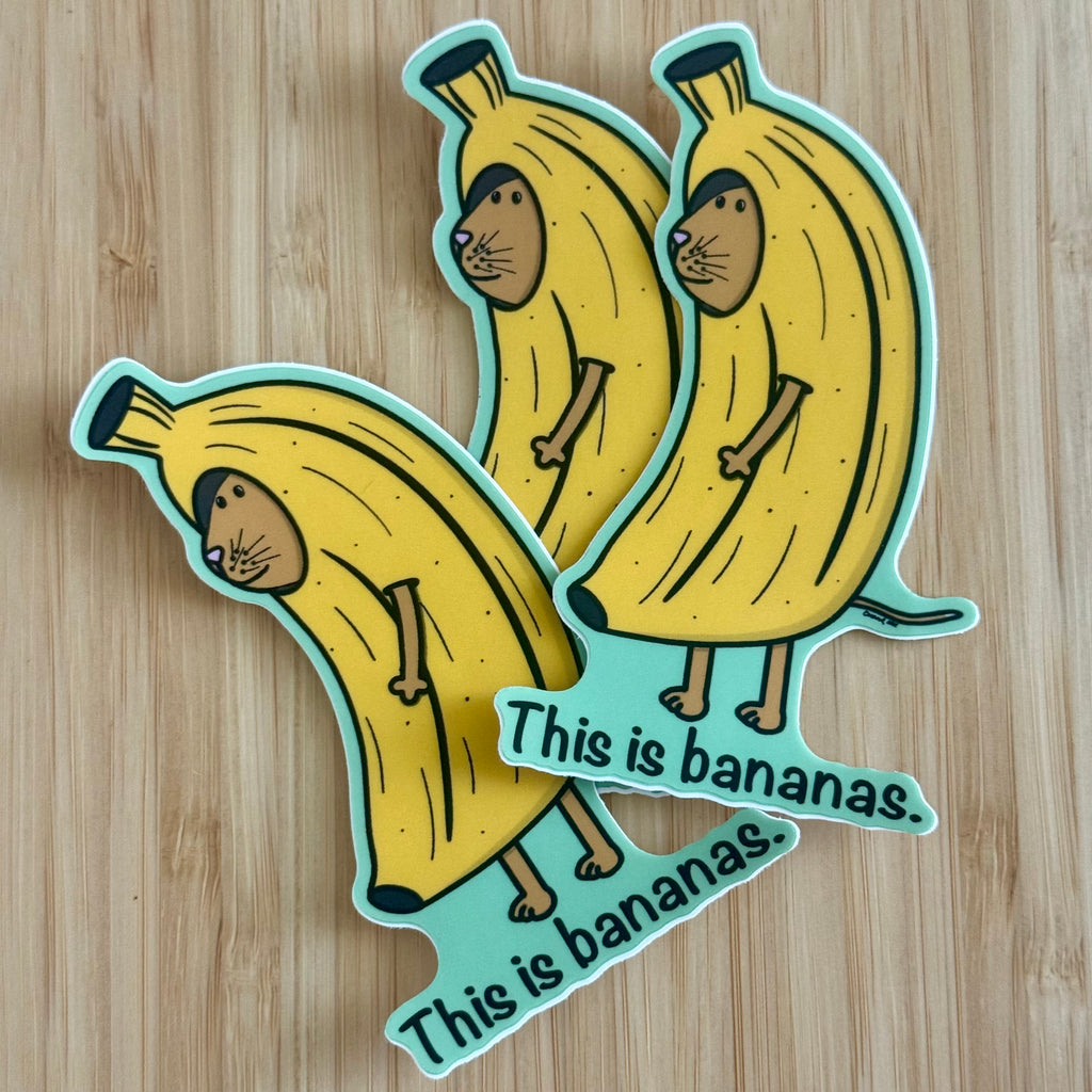 Bananas cat sticker