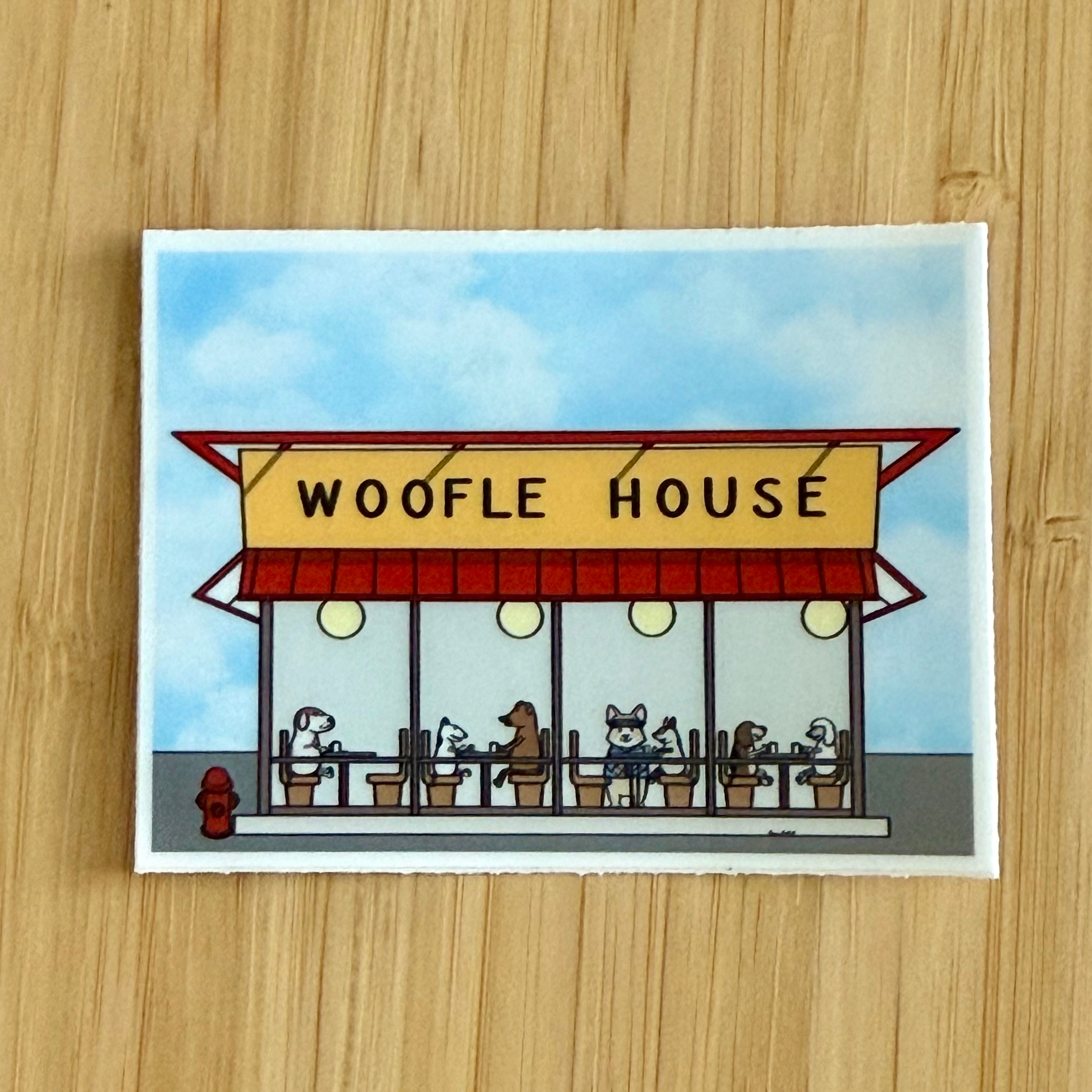 Woofle House Sticker