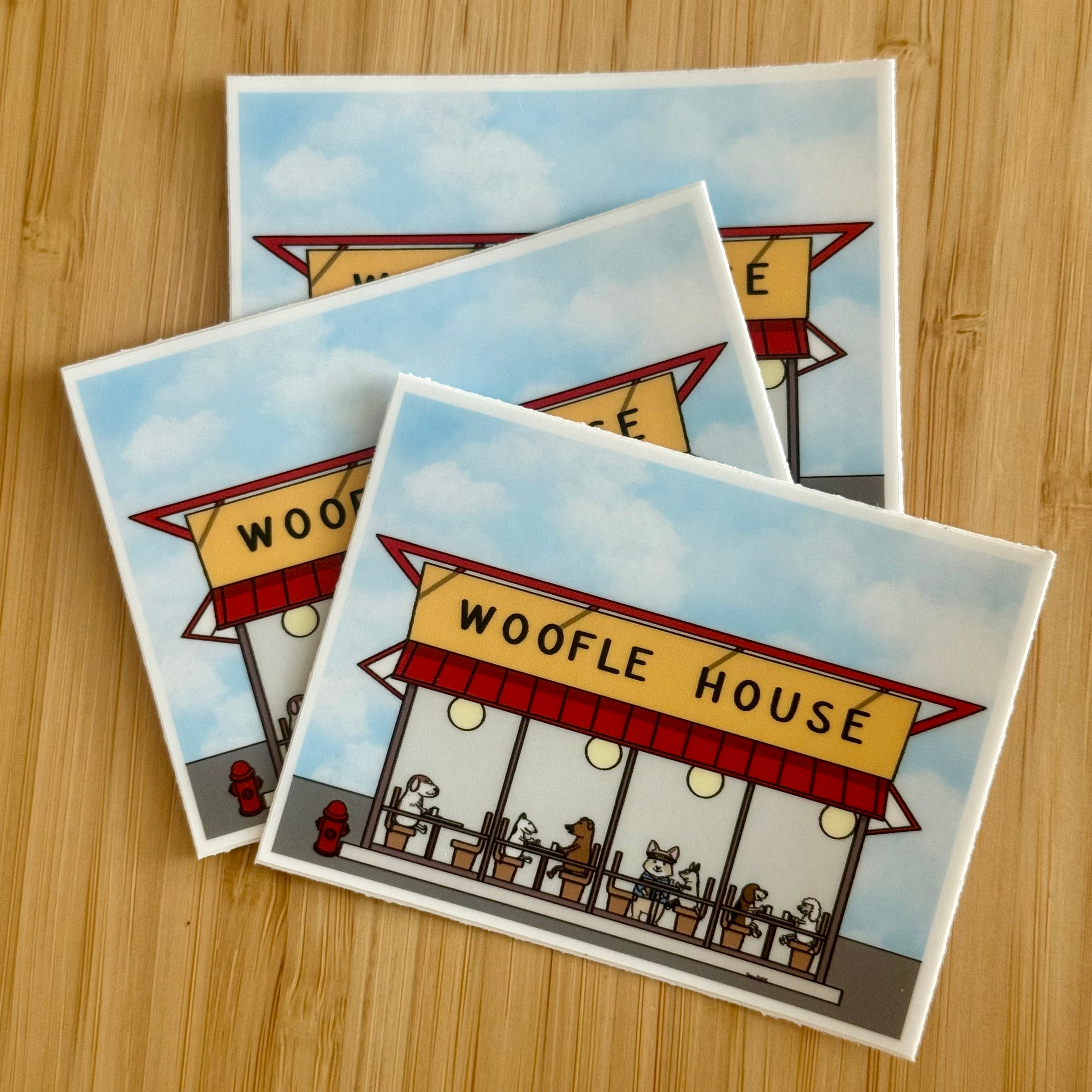 Woofle House Sticker