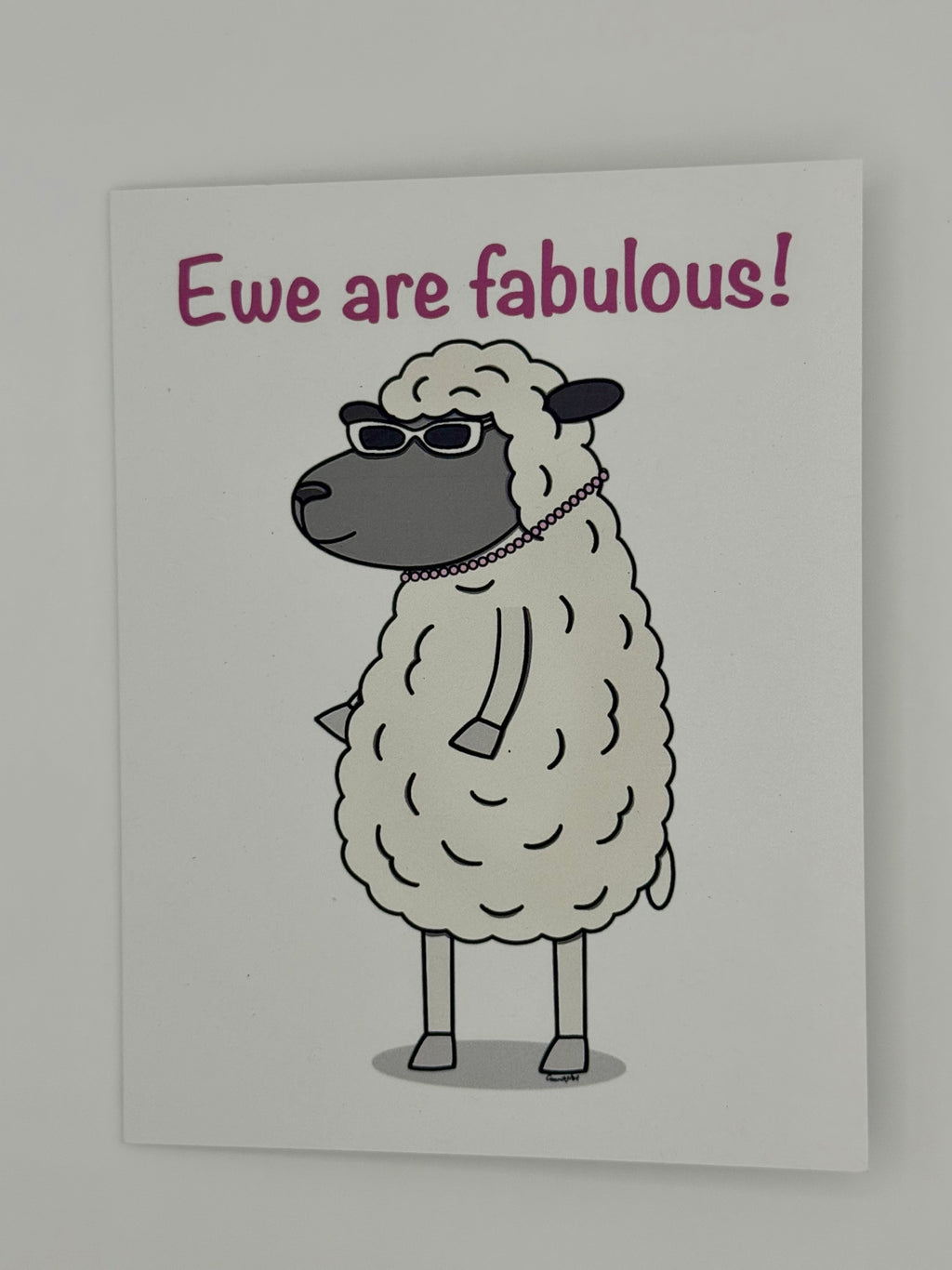 Ewe are fabulous card