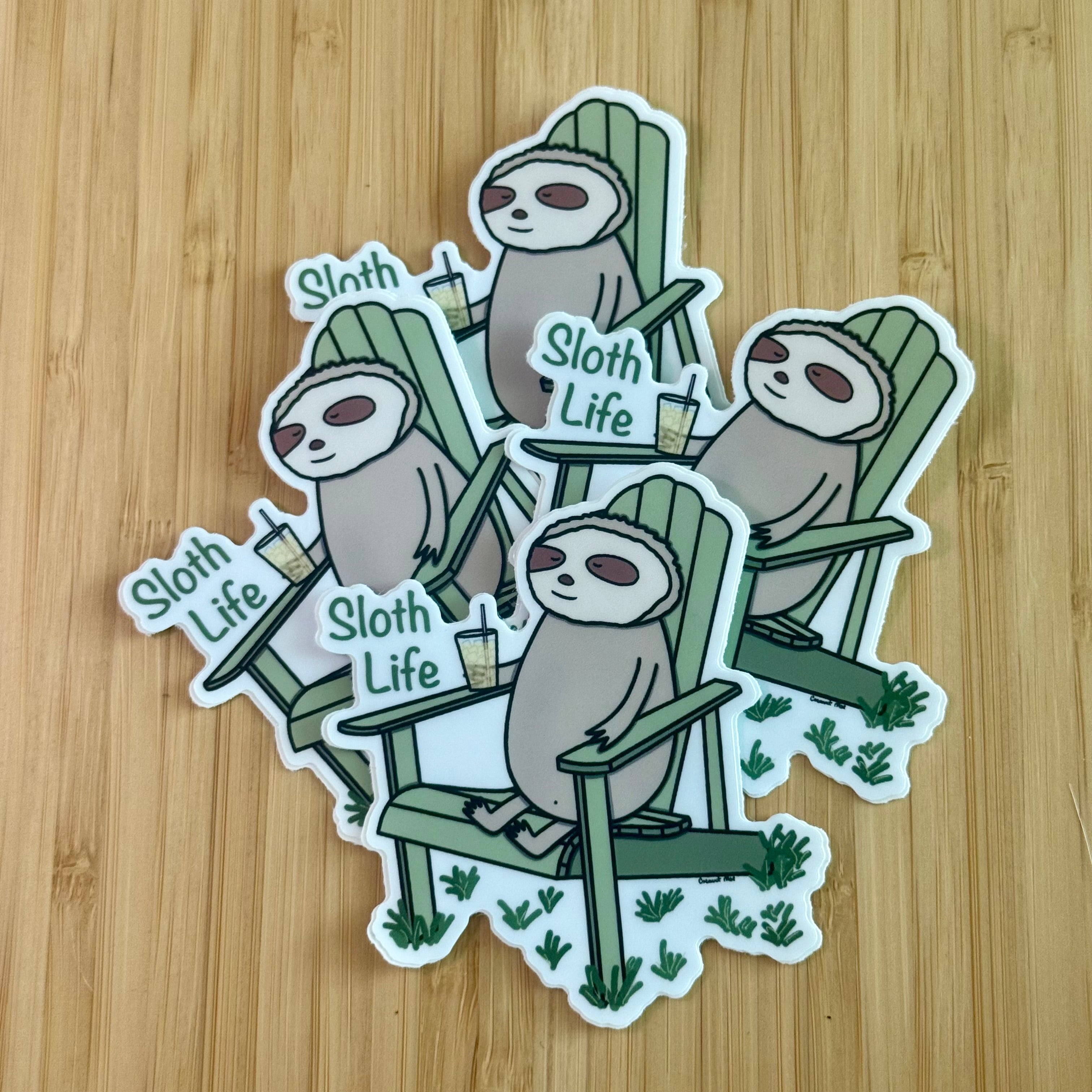 Sloth Life Sticker
