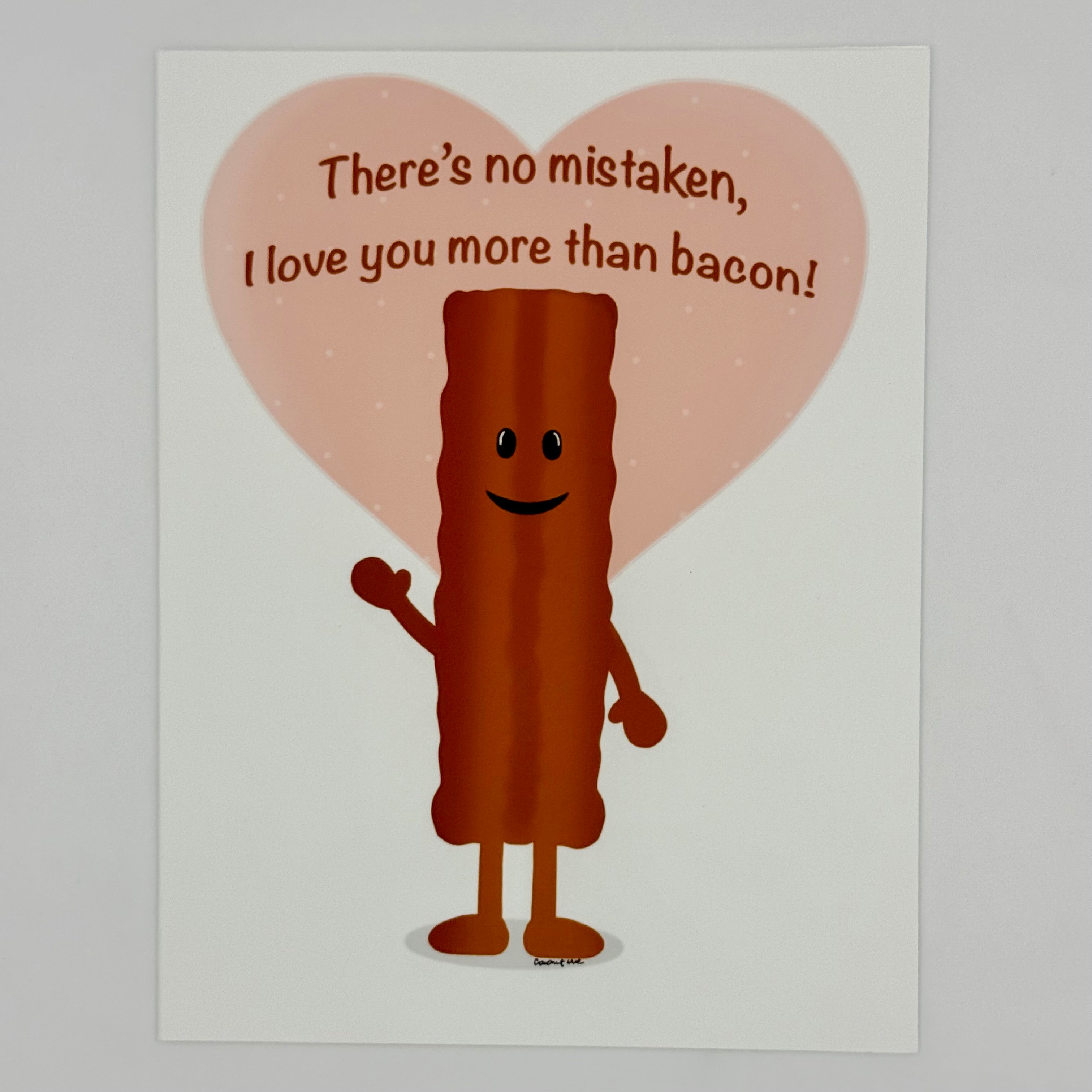 Bacon Love Card