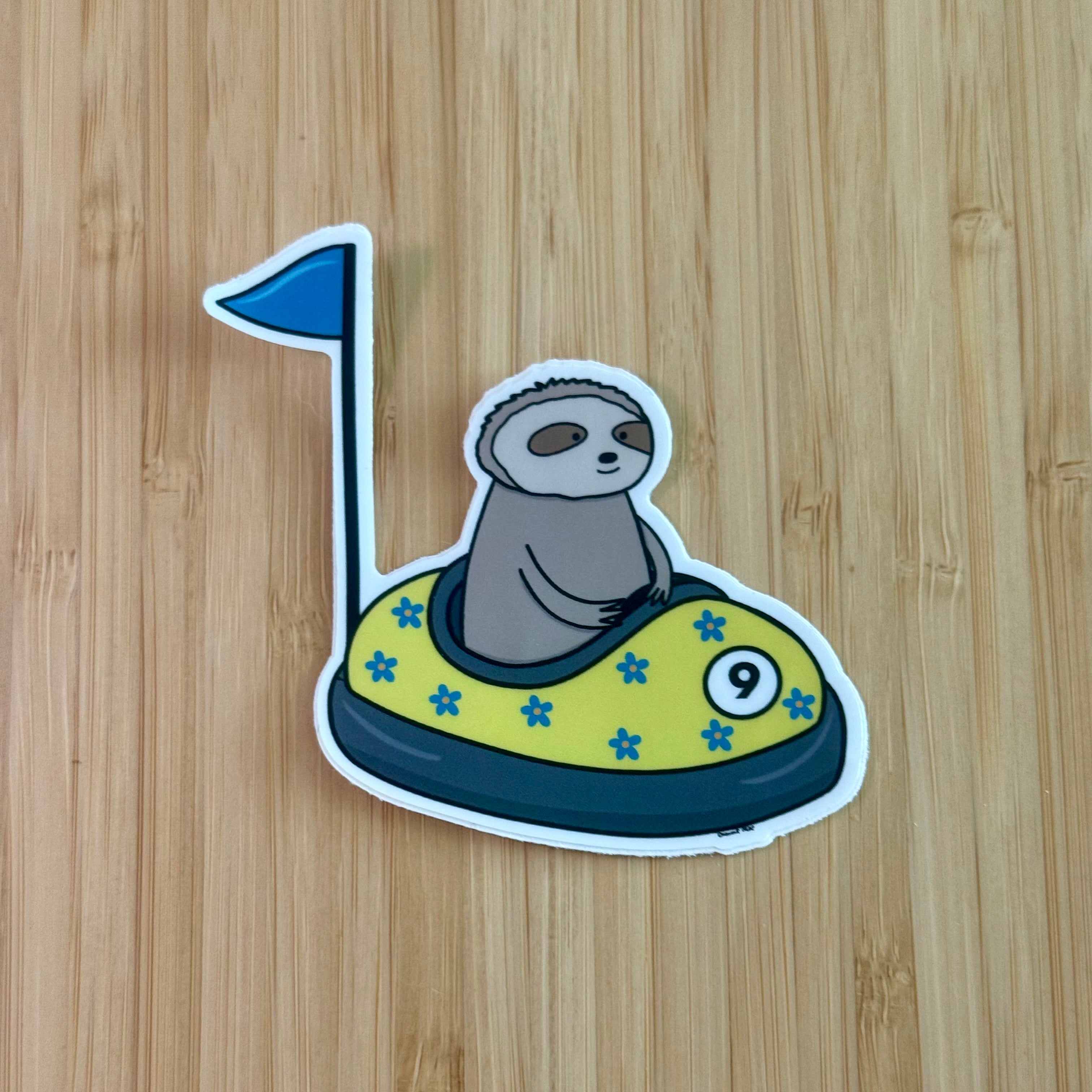 Sloth bumper car