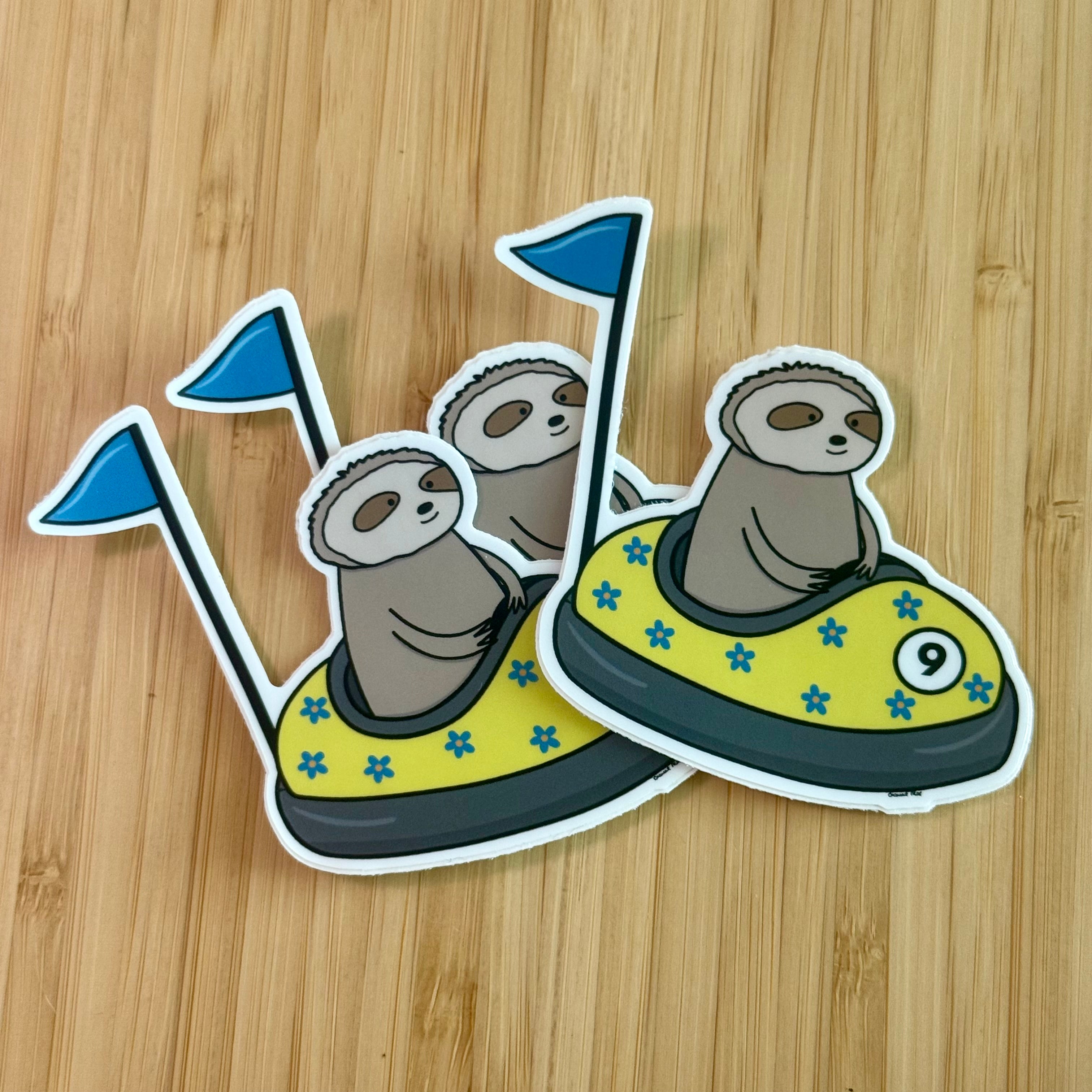 Sloth bumper car