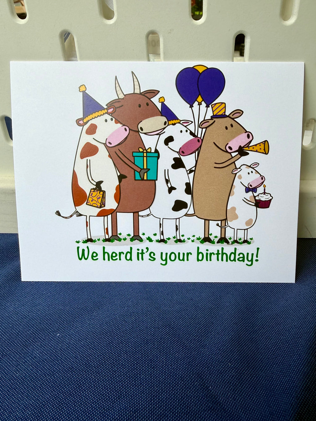 Party Cows Birthday Card
