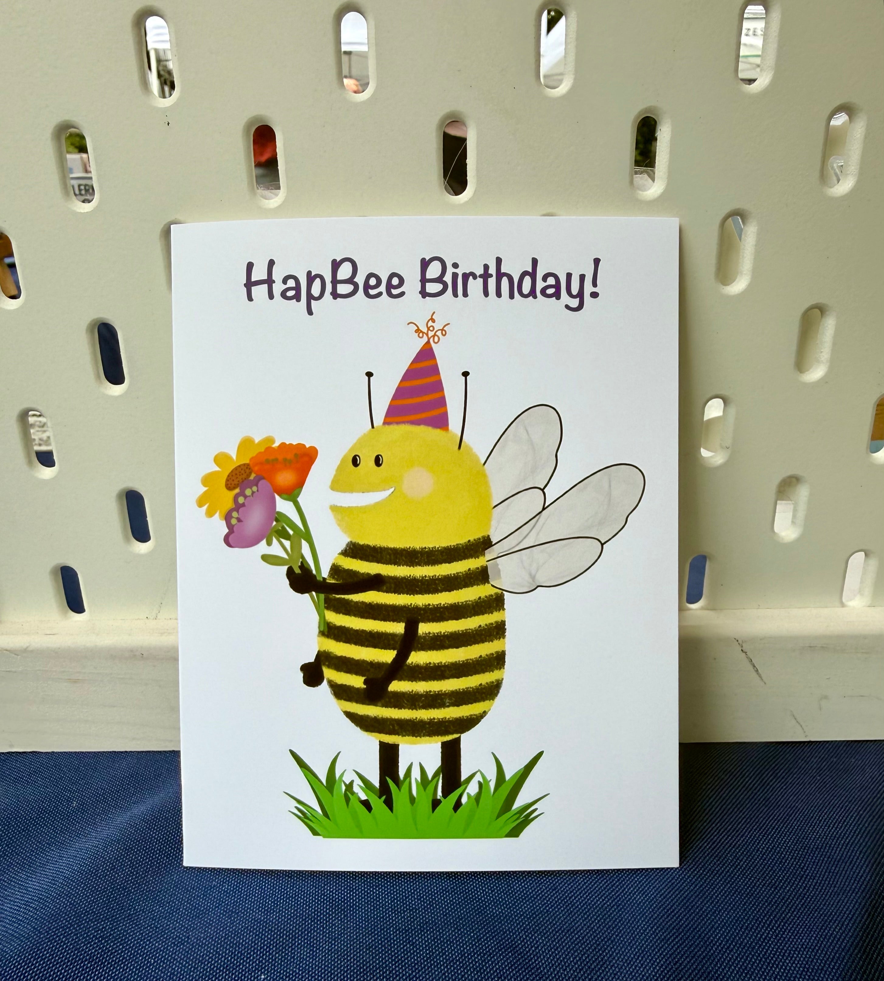 HapBee Birthday Card