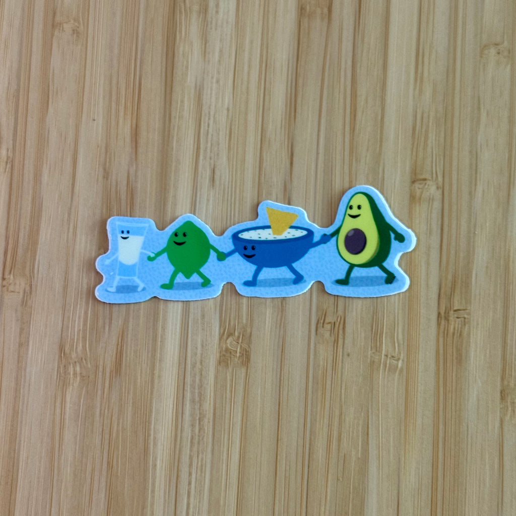 Queso and Friends Stickers