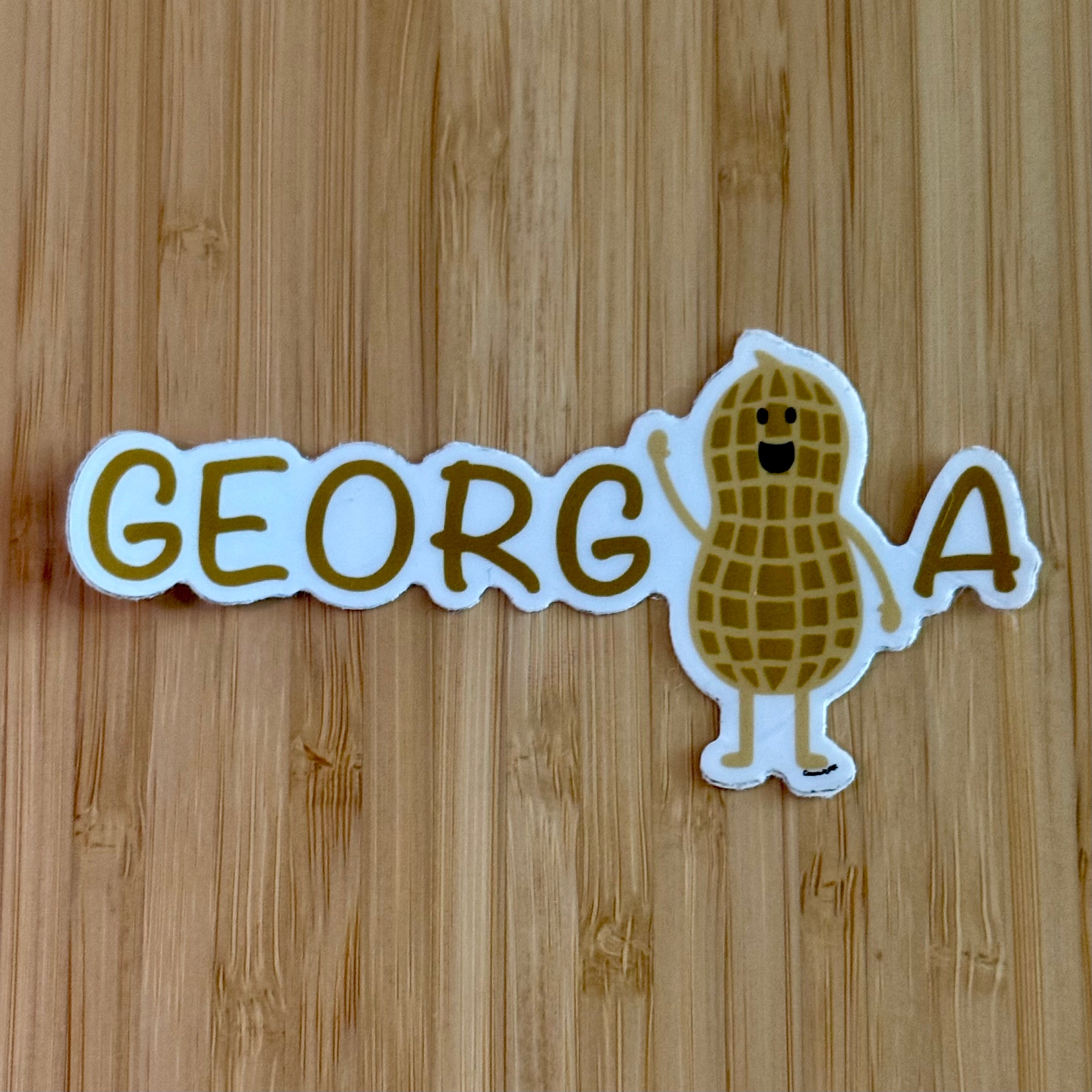 Georgia Peanut Sticker