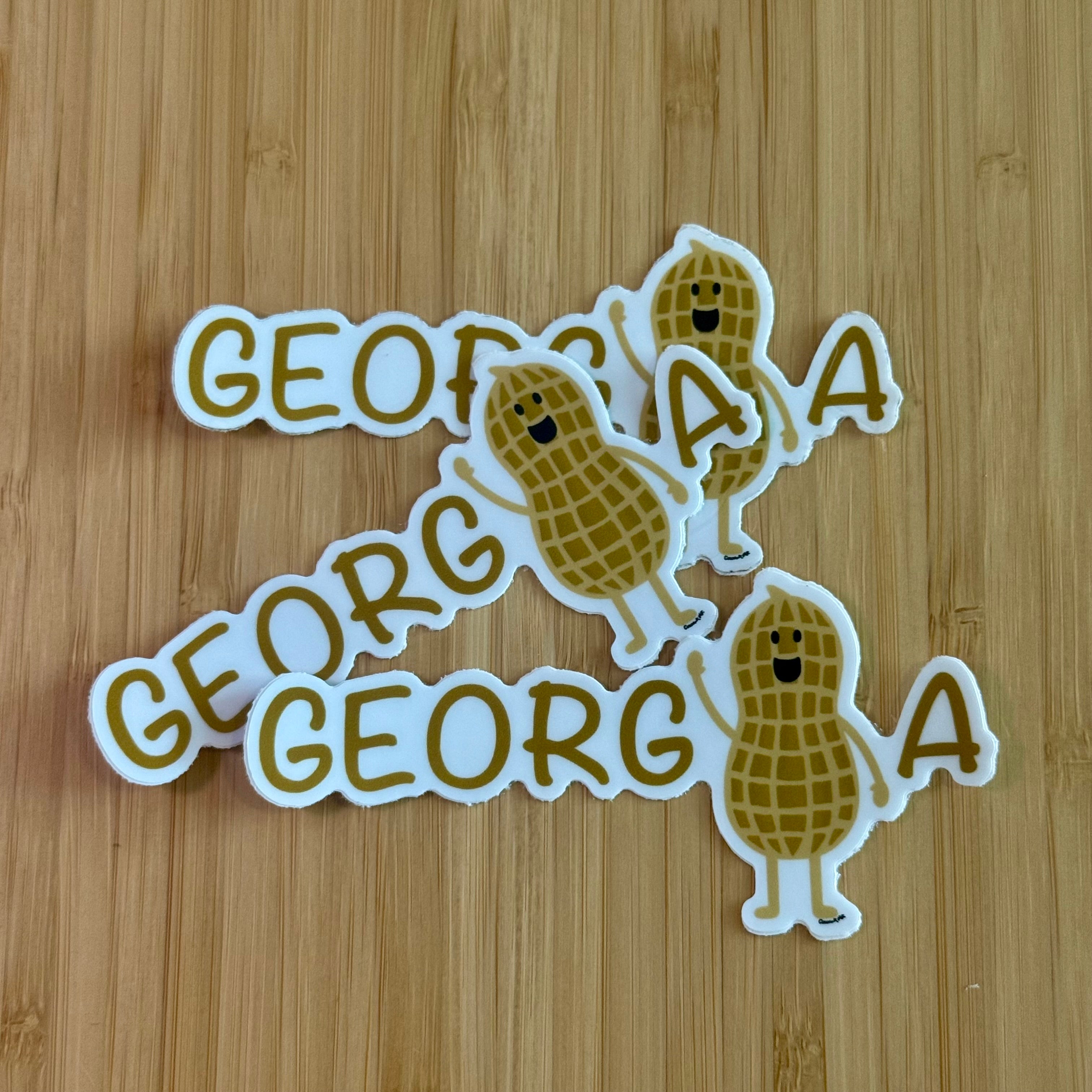 Georgia Peanut Sticker