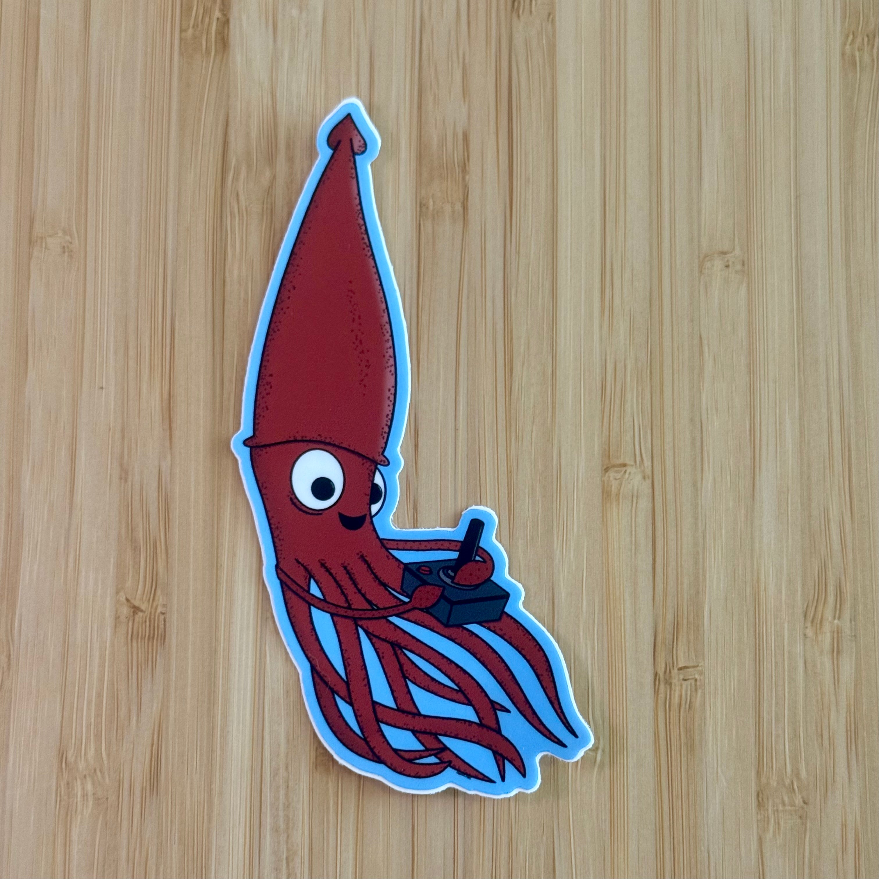 Squid with joy stick