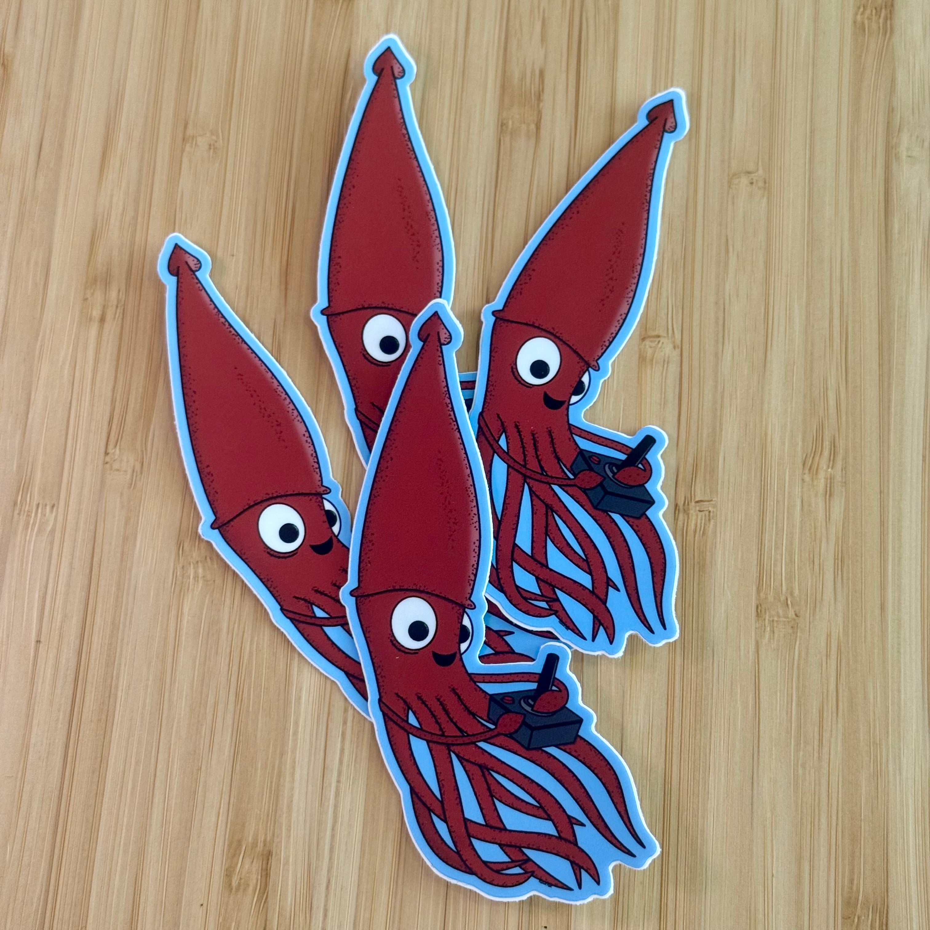 Squid with joy stick