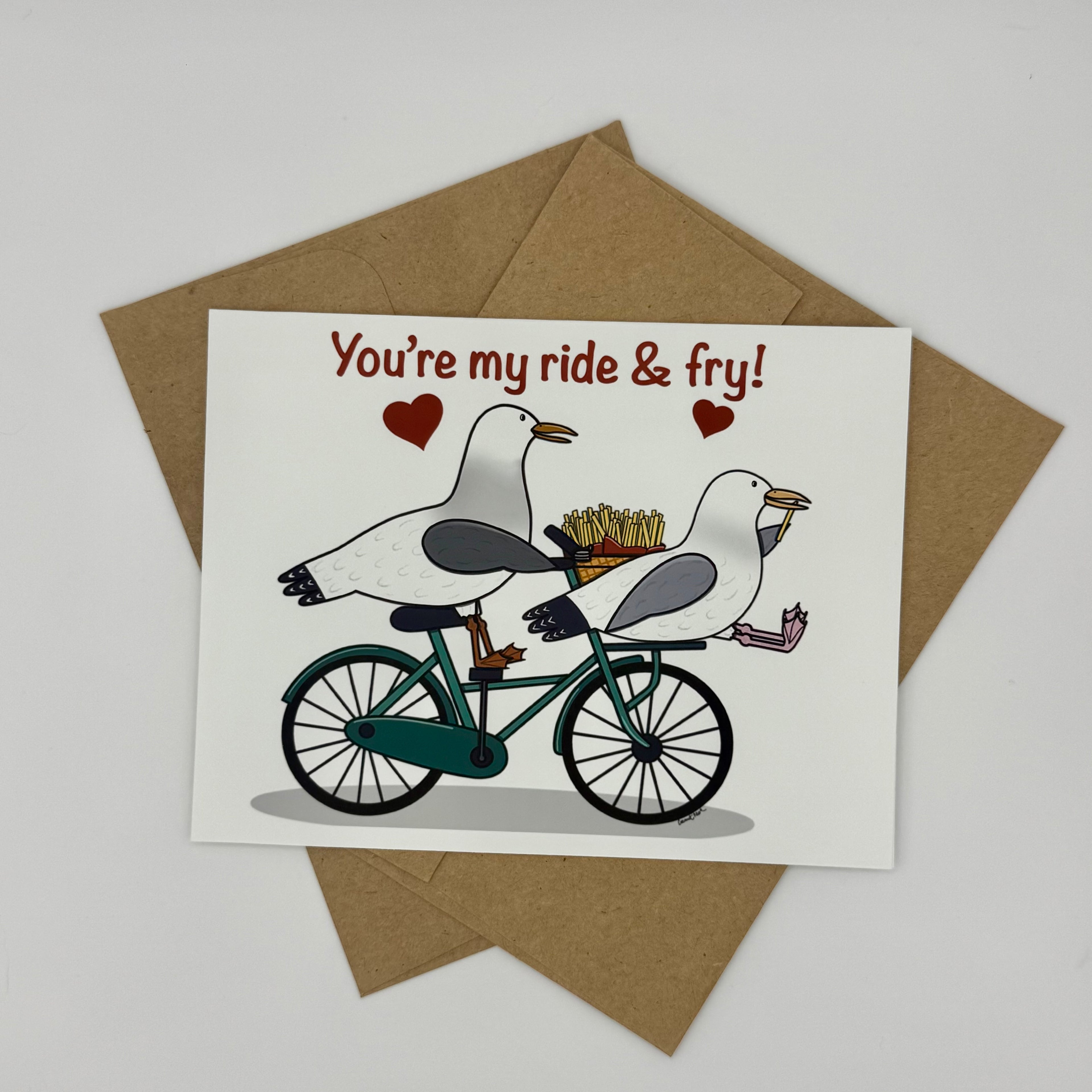 Ride or Fry Seagull Cards